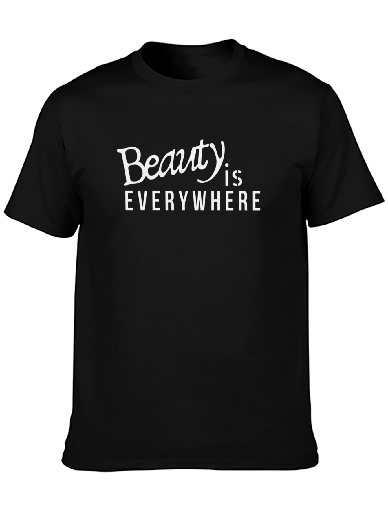 Black Beauty is Everywhere Graphic Tee - Black view 3