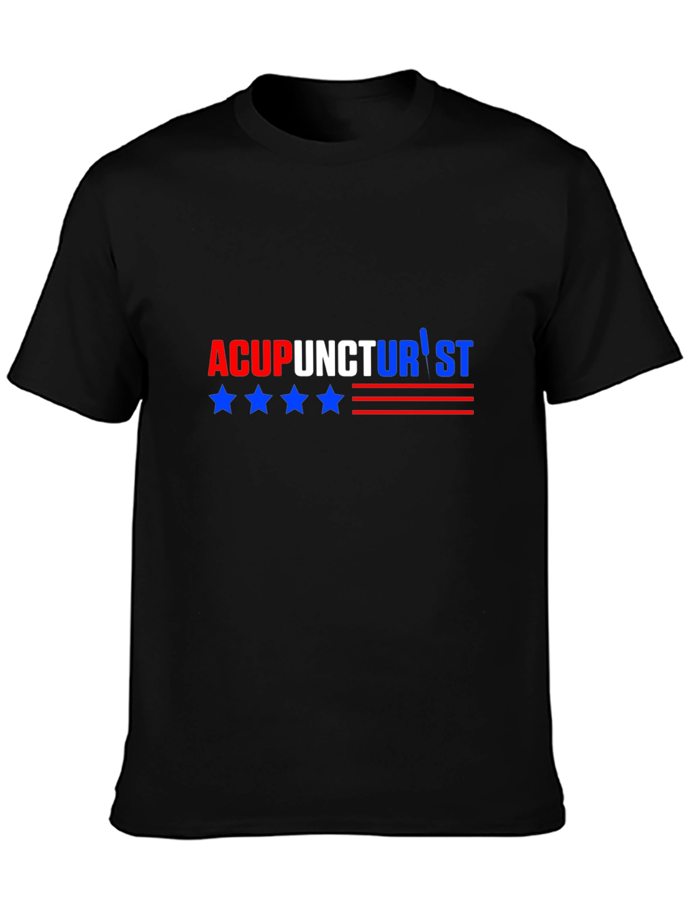 Acupuncturist Graphic T-Shirt - Patriotic Design - 3