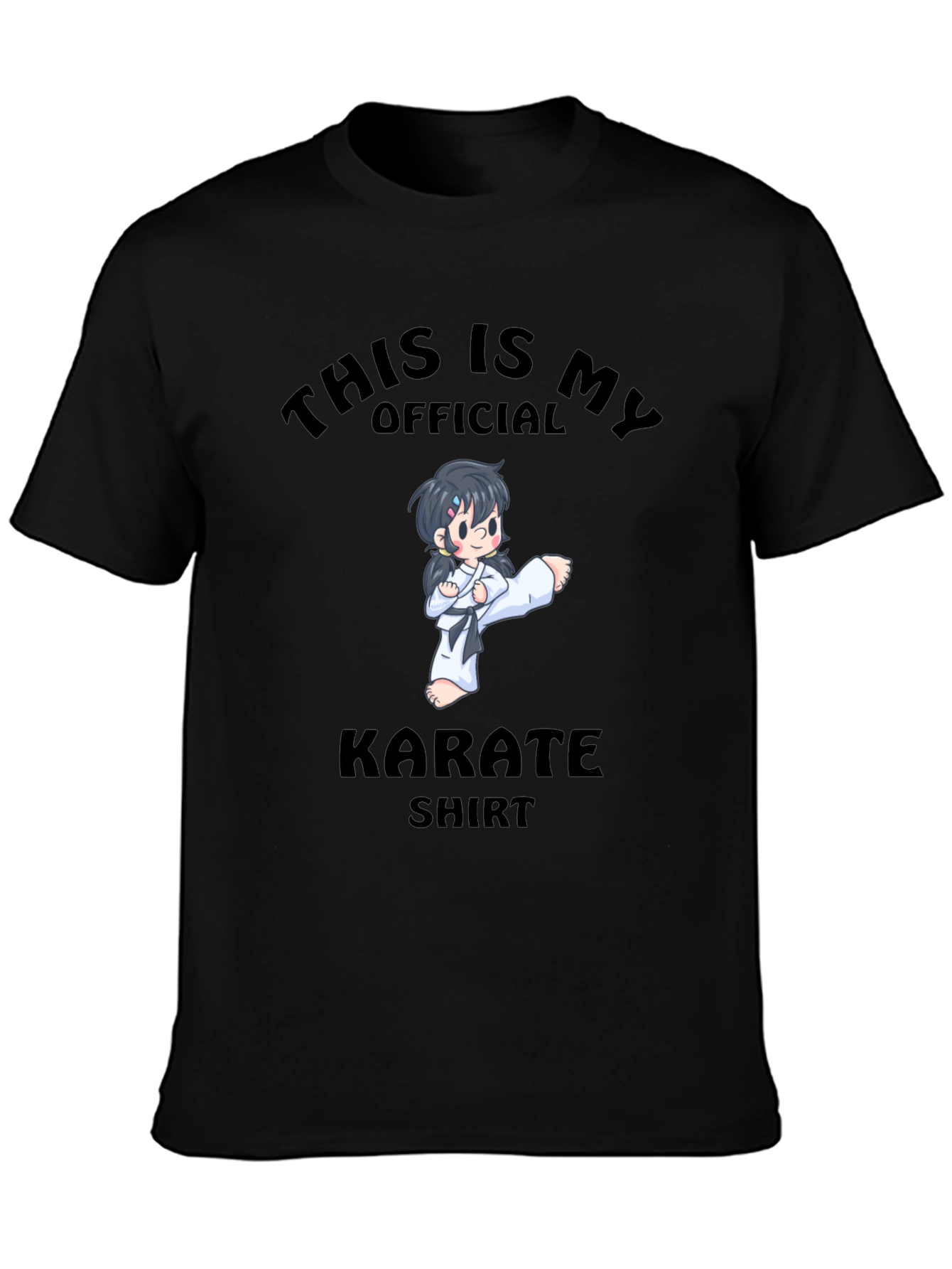 Black Karate Official T-Shirt view 3