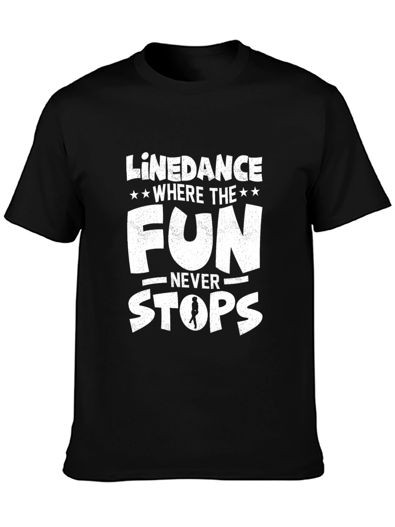 Black Line Dance Fun T-Shirt view 3