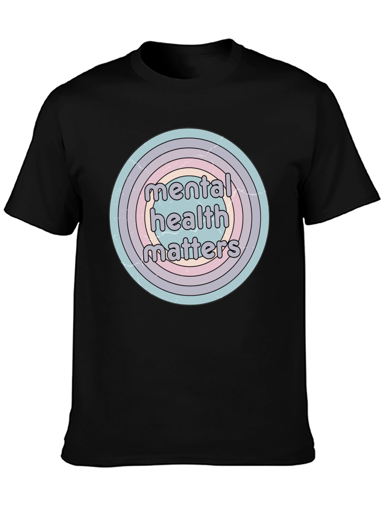Black Mental Health Matters Graphic Tee - Unisex view 3