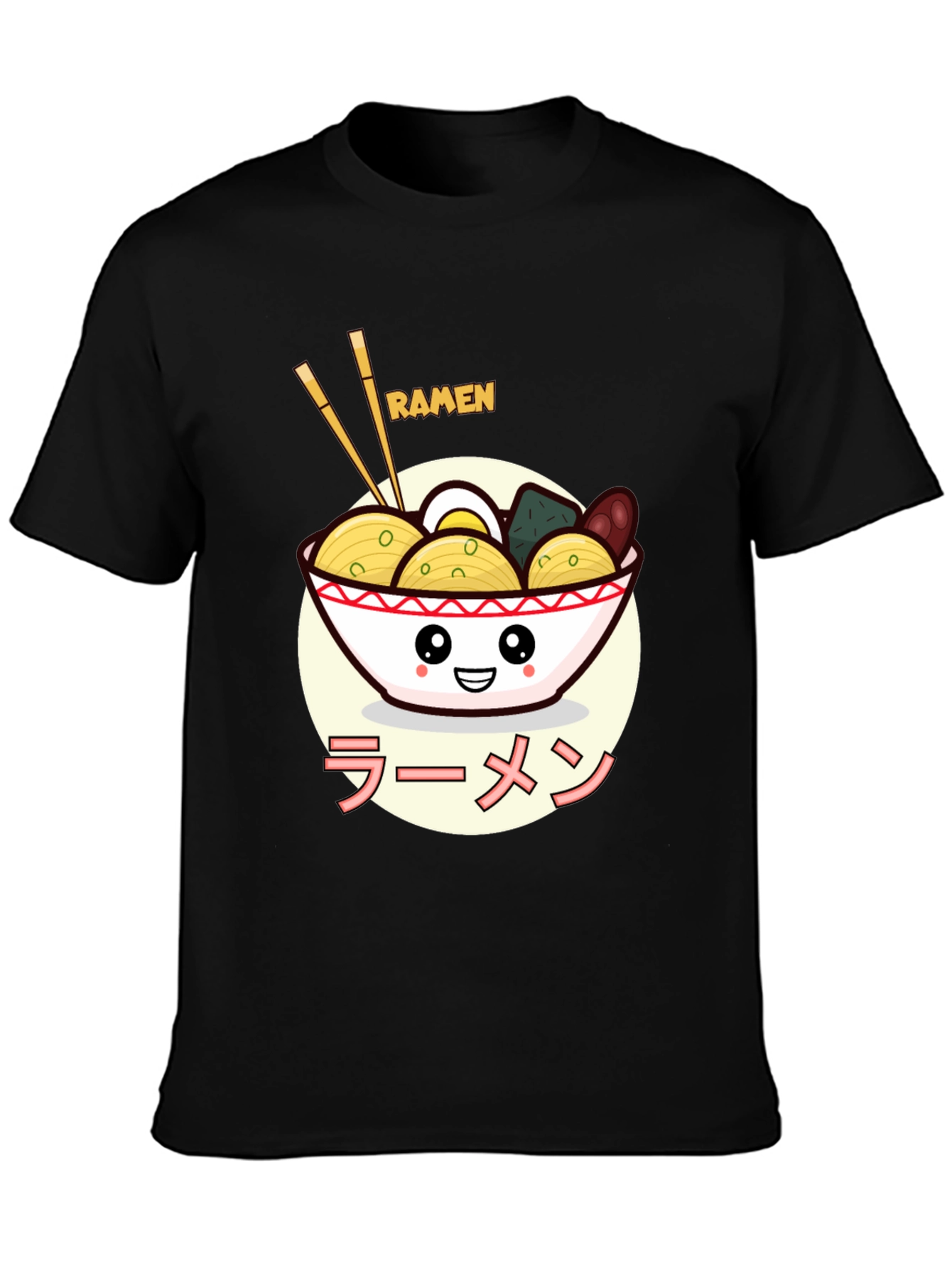 Ramen Bowl Graphic Tee - Cute Anime Food T-Shirt - 3