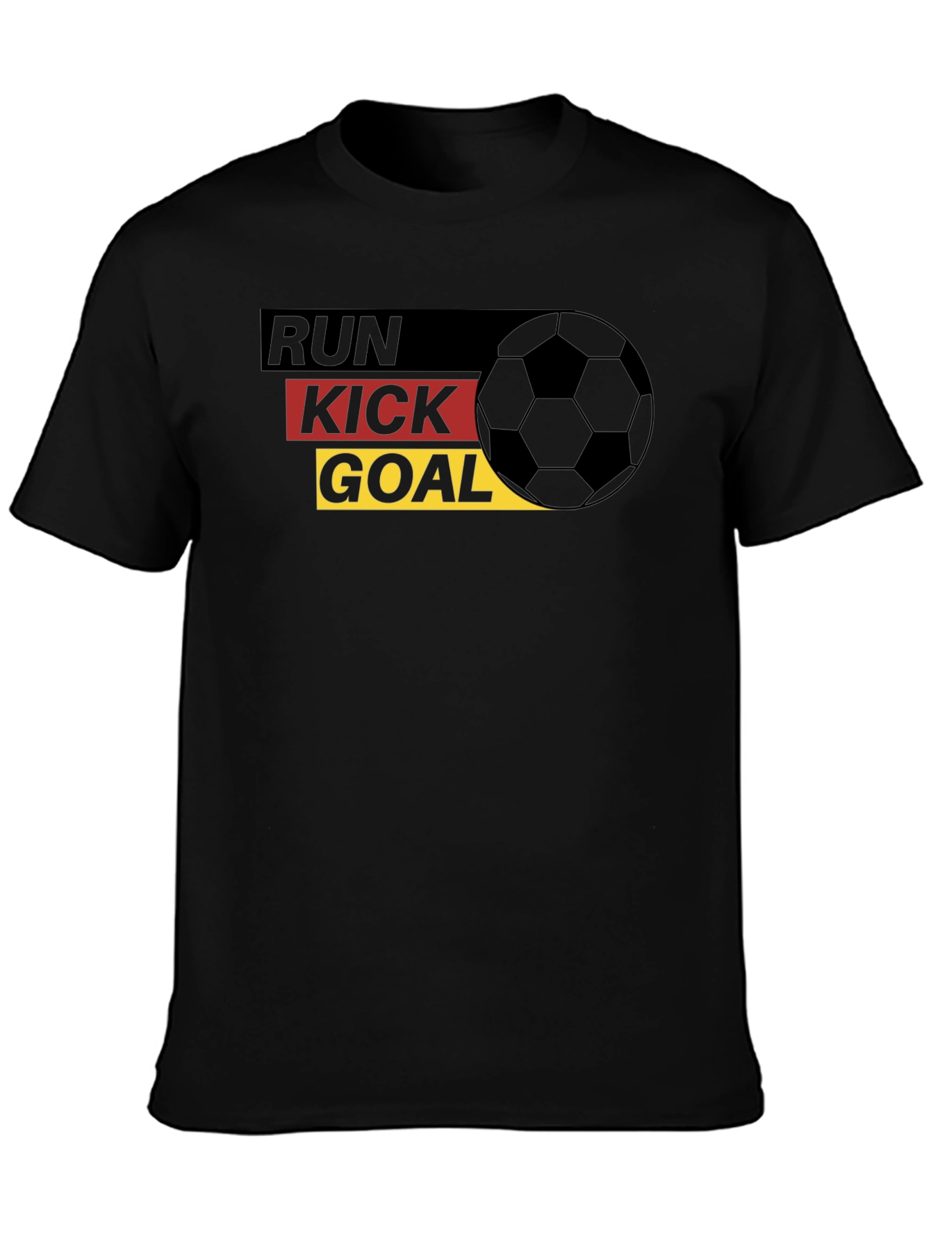 Run Kick Goal Soccer T-Shirt - 3