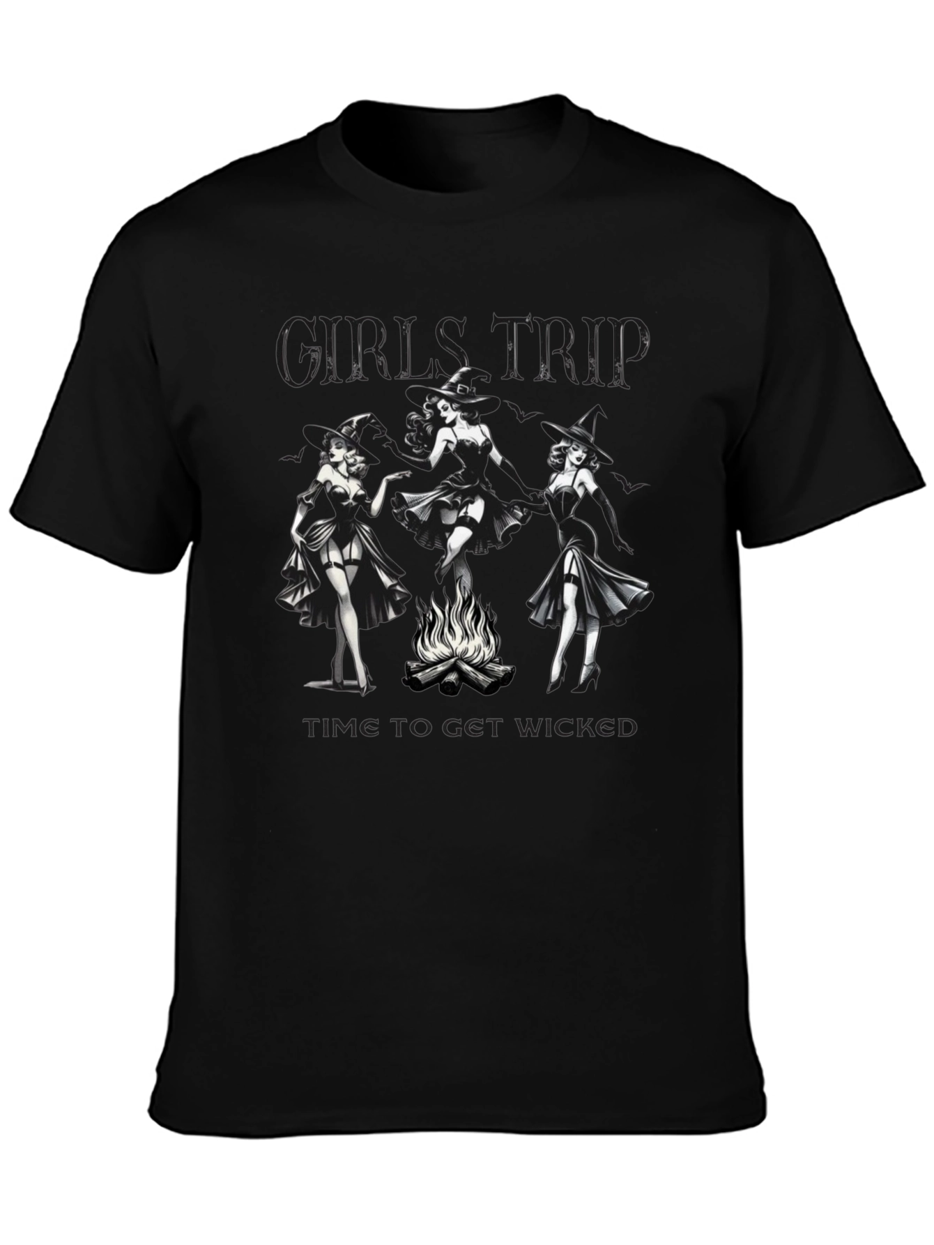 Black Girl Trip Get Wicked Graphic T-Shirt view 3