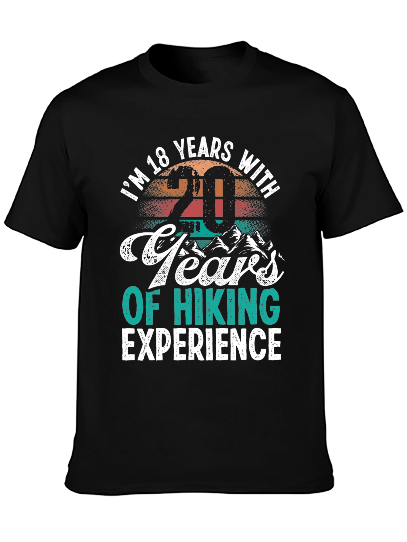 Black Hiking Experience T-Shirt view 3
