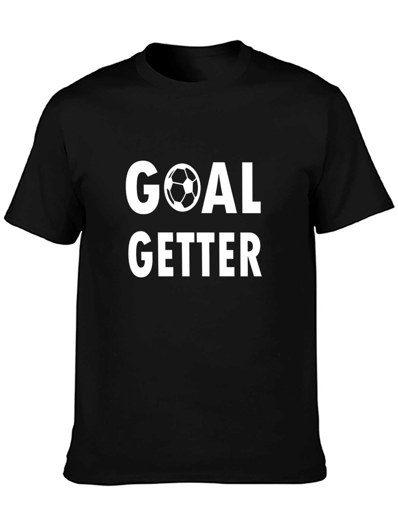 Goal Getter Soccer T-Shirt - Black Graphic Tee - 3