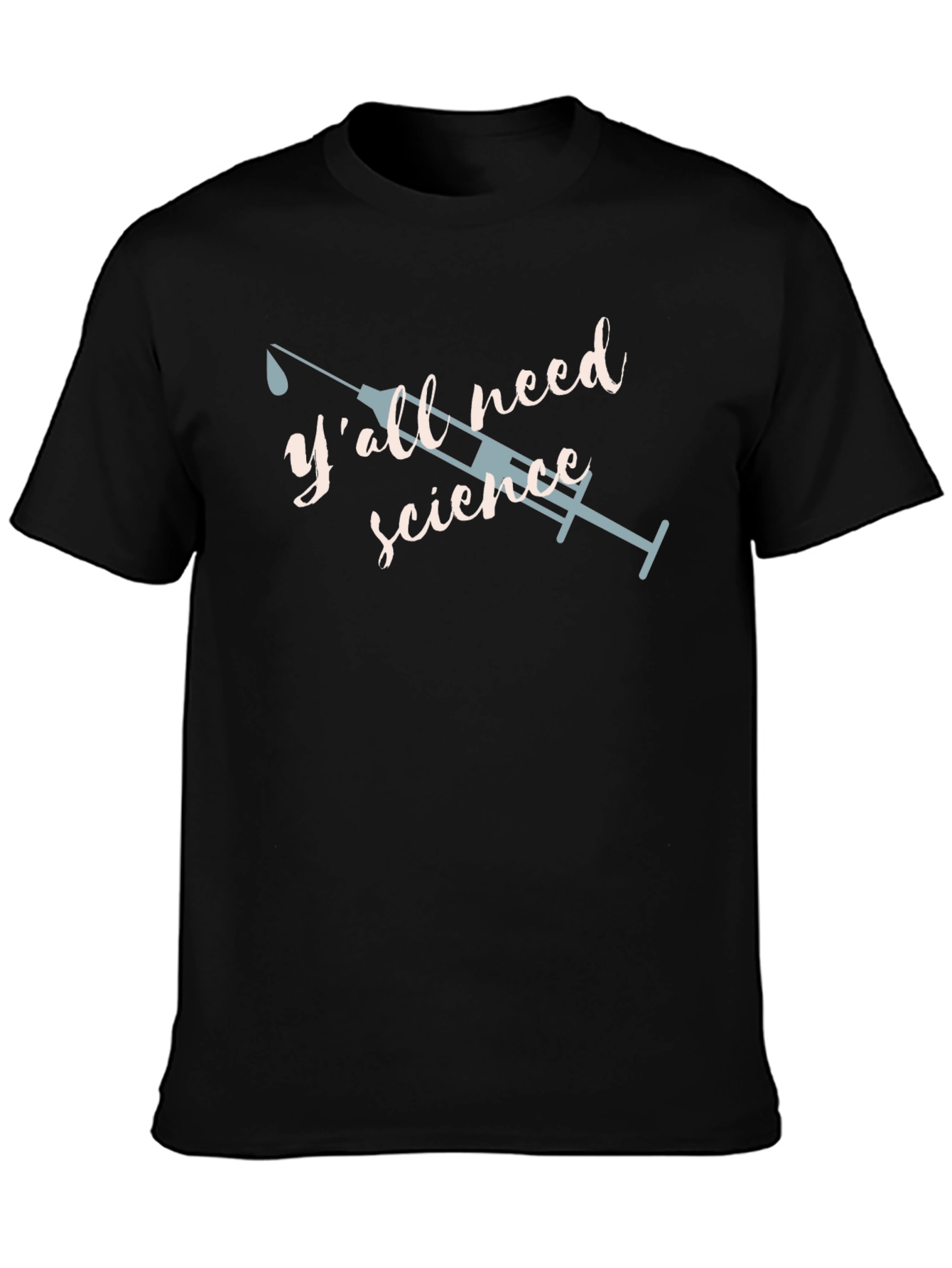 Black Y'all Need Science Graphic T-Shirt view 3
