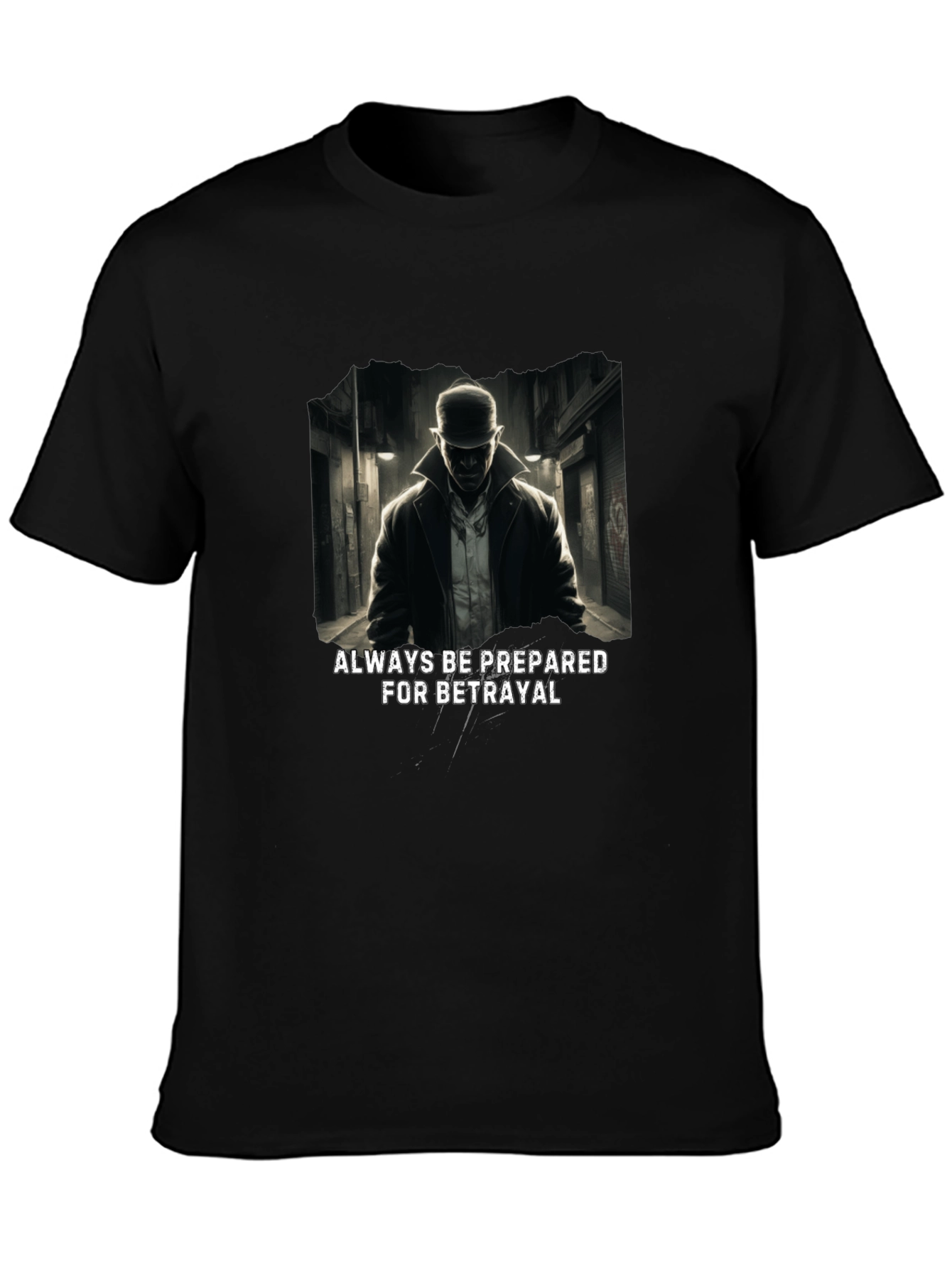 Black Always Be Prepared Tee - Intrigue & Style view 3