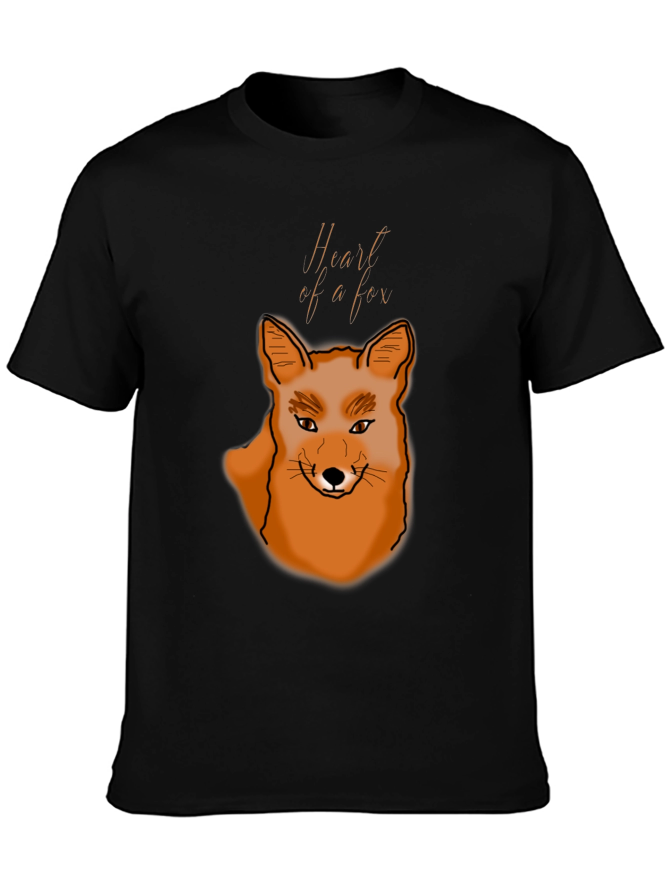 Black Heart of a Fox Graphic Tee view 3