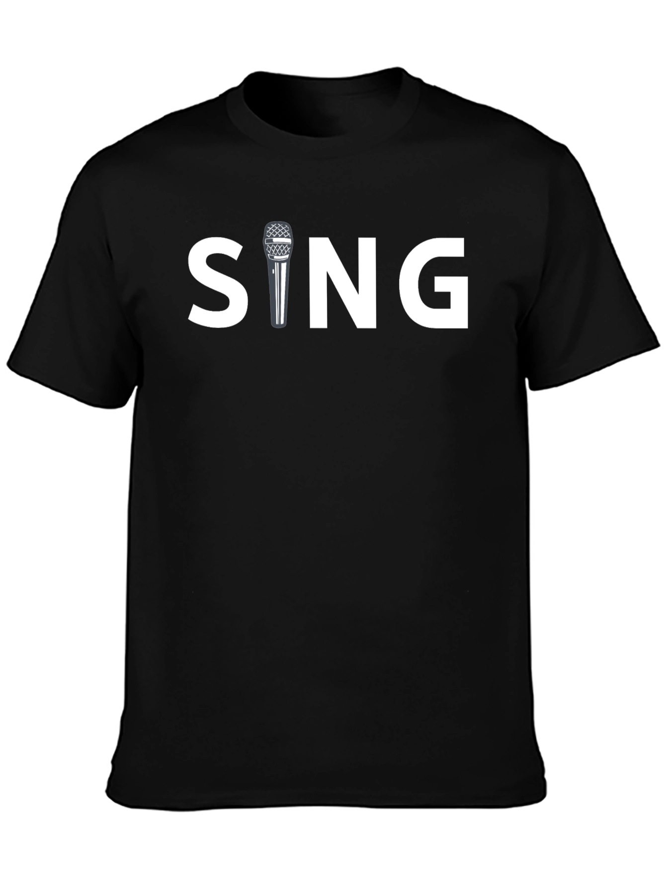 Sing T-Shirt - Music Microphone Tee - 3