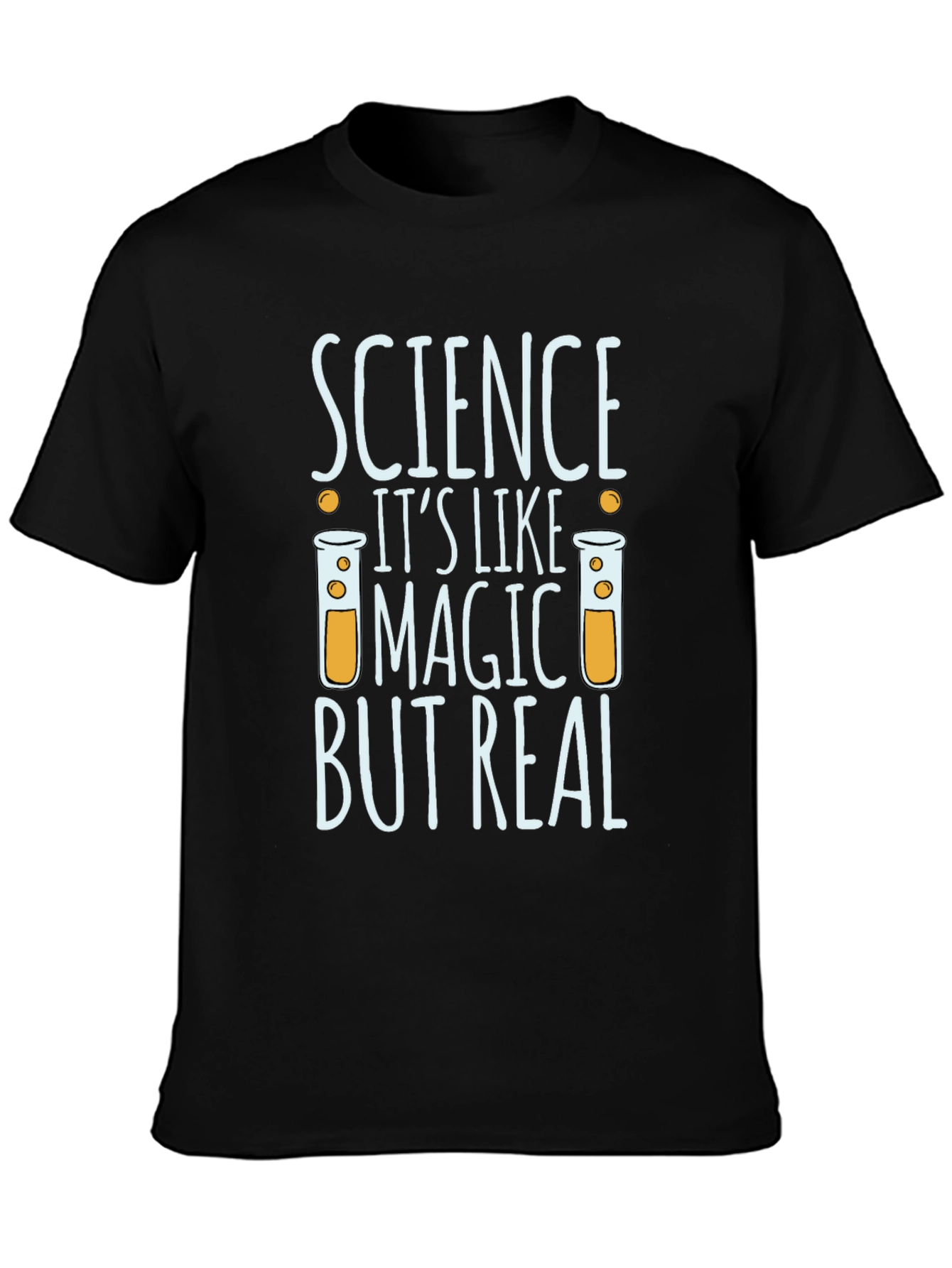 Black Science It's Like Magic But Real T-Shirt view 3