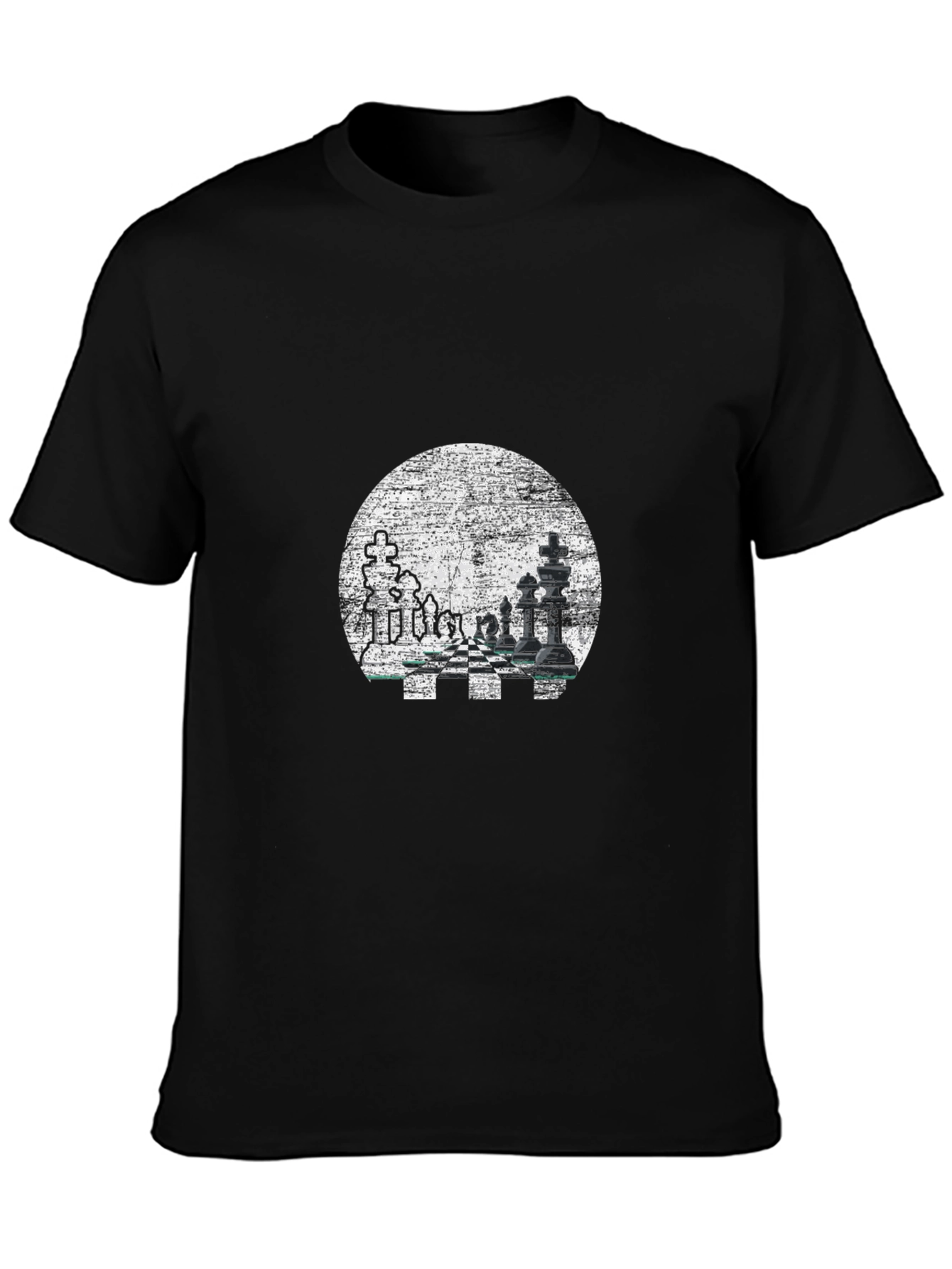 Black Chess Graphic T-Shirt - Stylish Cotton Tee view 3