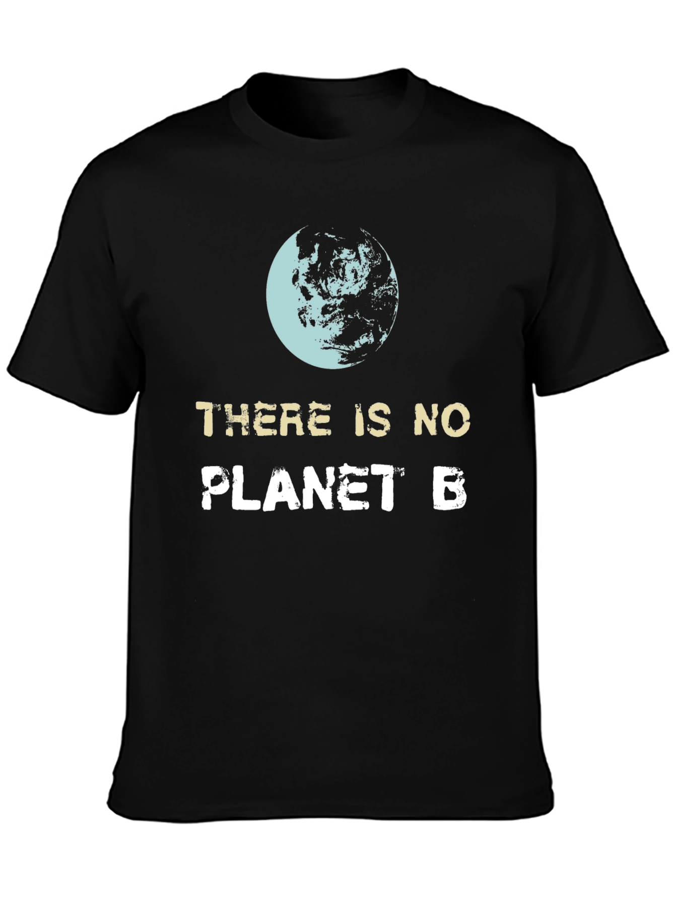 Black There Is No Planet B Graphic T-Shirt view 3