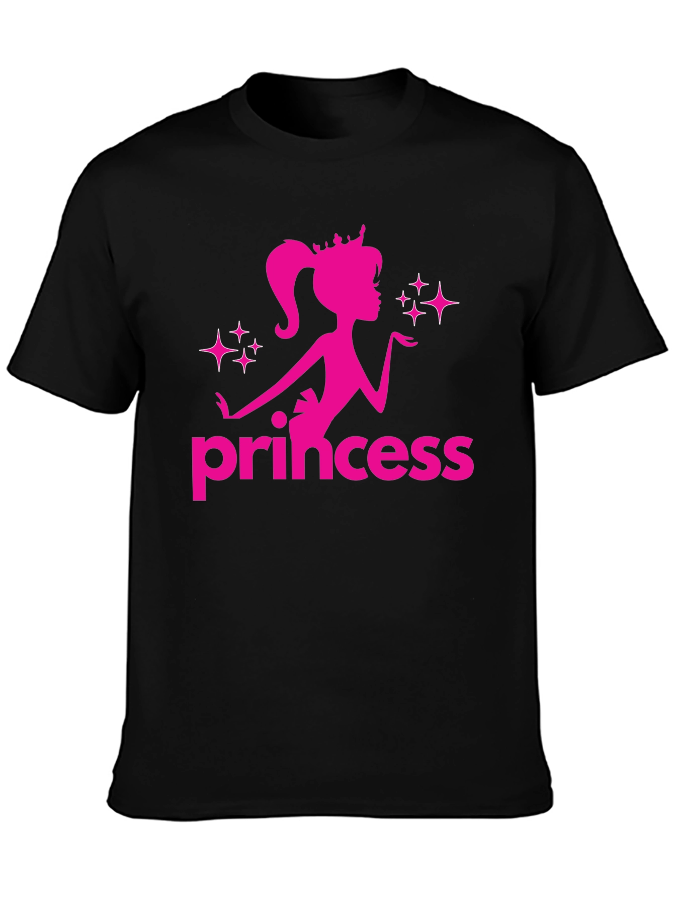Black Princess Graphic Tee - Fun Fashion view 3