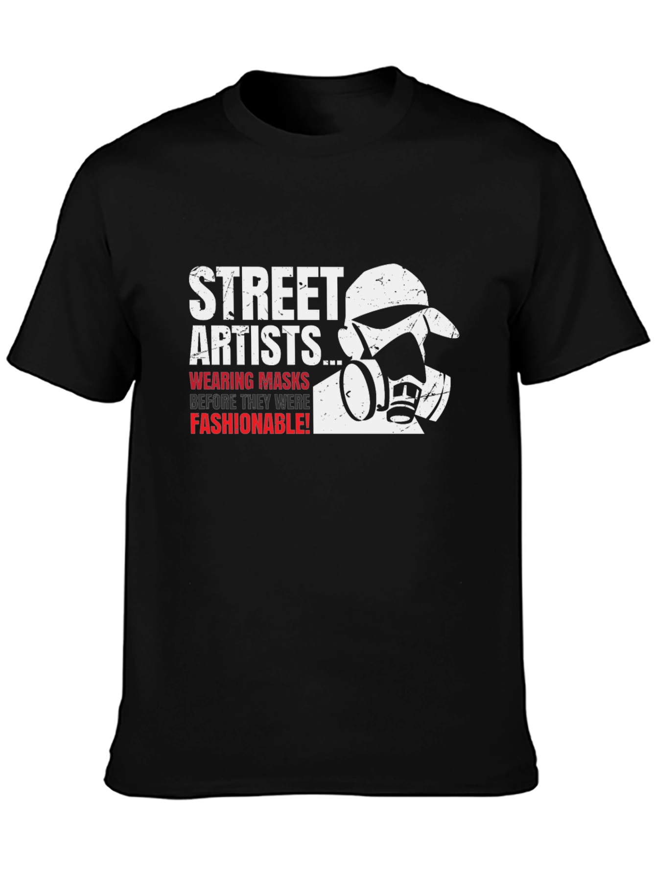 Street Artists Mask T-Shirt - Graffiti Style - 3