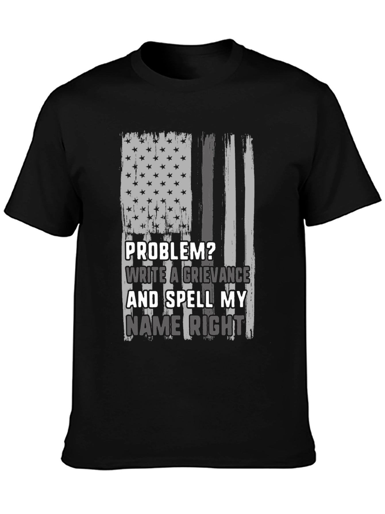 Black Problem? Write a Grievance T-Shirt view 3