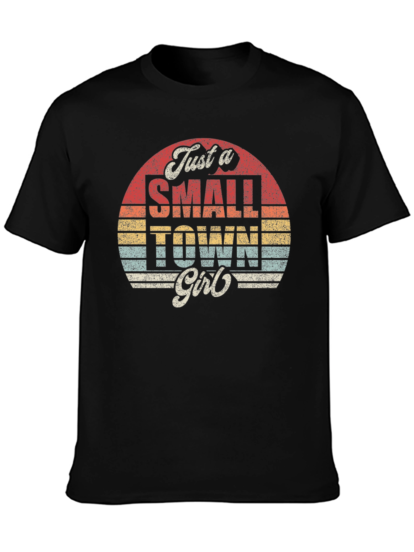 Black Just a Small Town Girl T-Shirt view 3