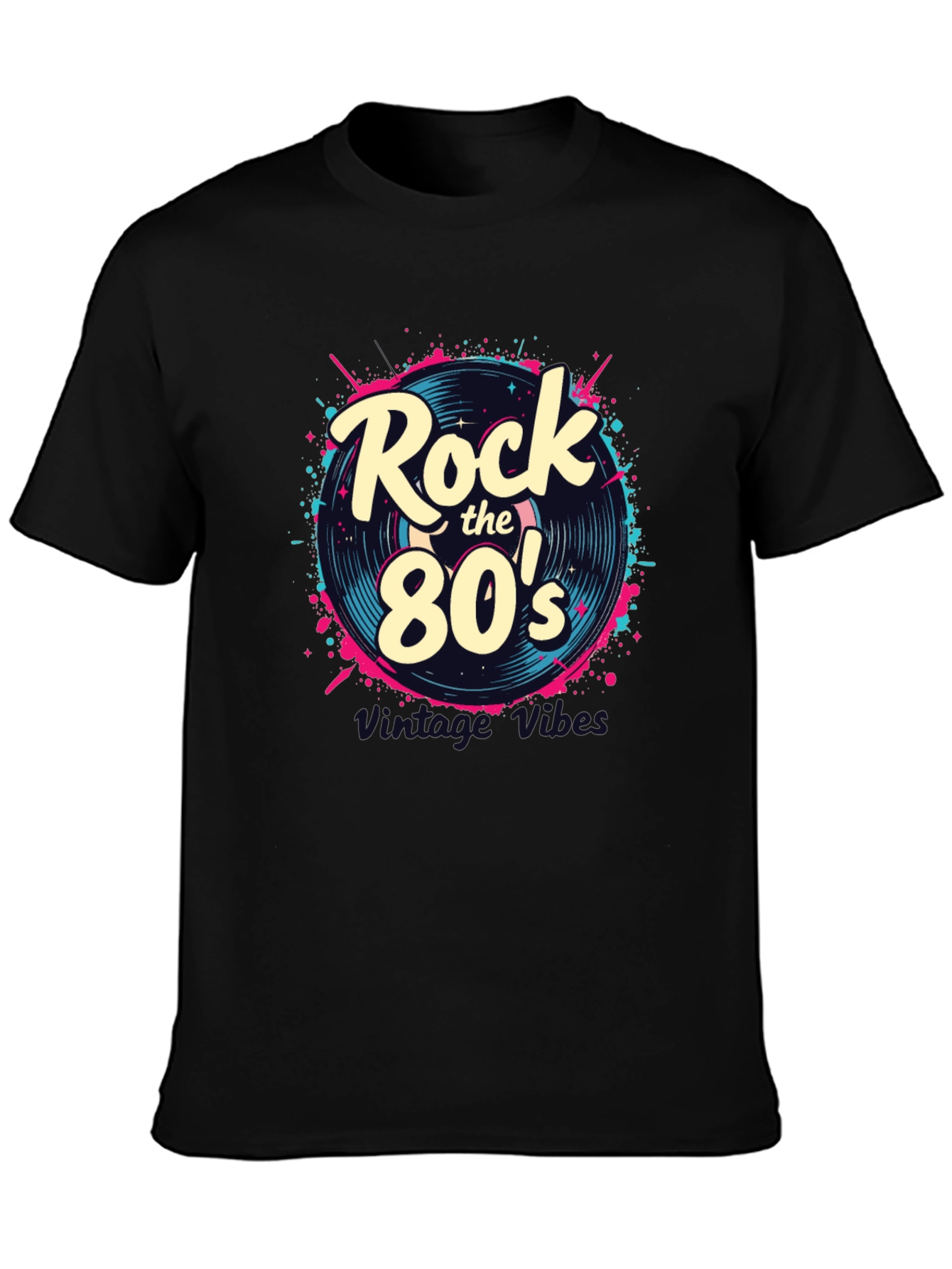 Black Rock the 80's Vintage Graphic Tee view 3