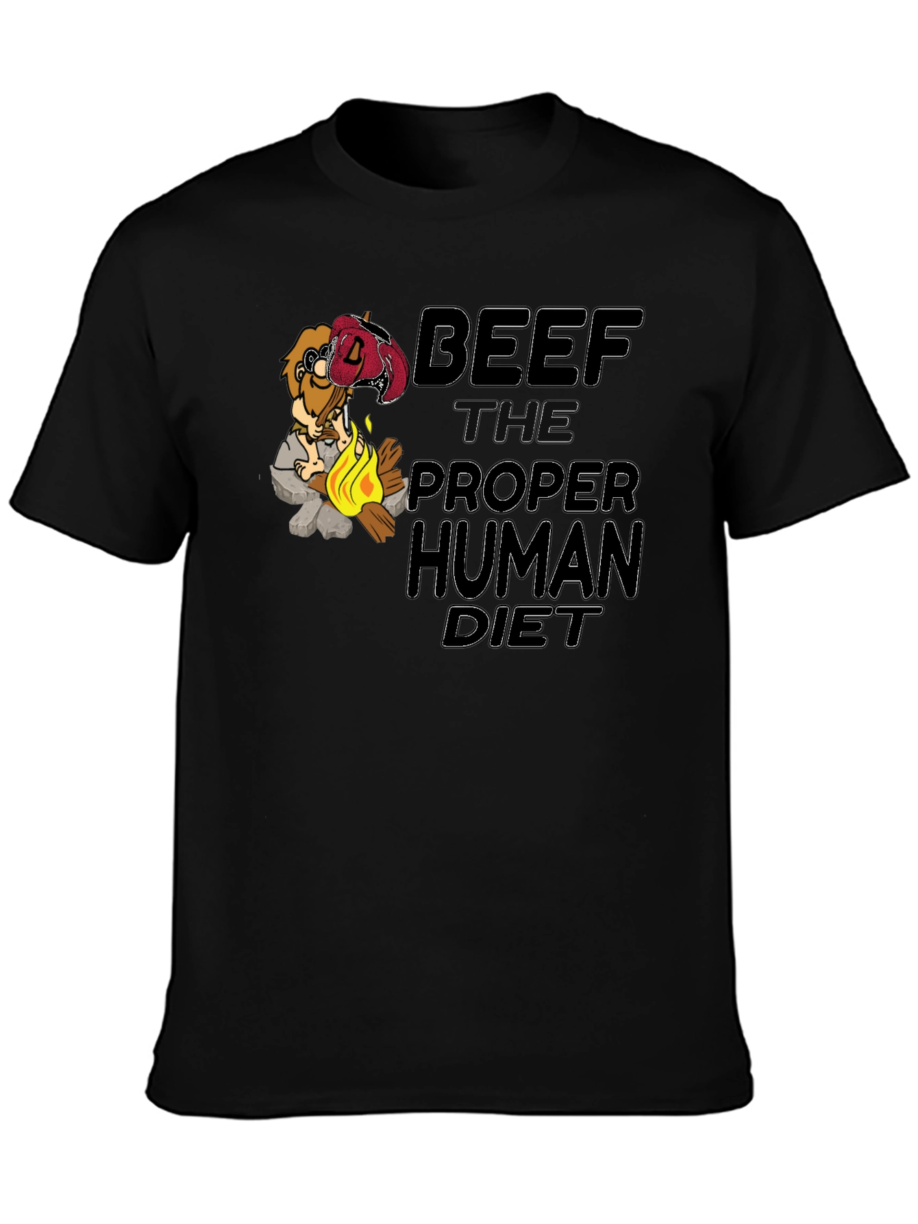 Black Beef: The Proper Human Diet T-Shirt view 3