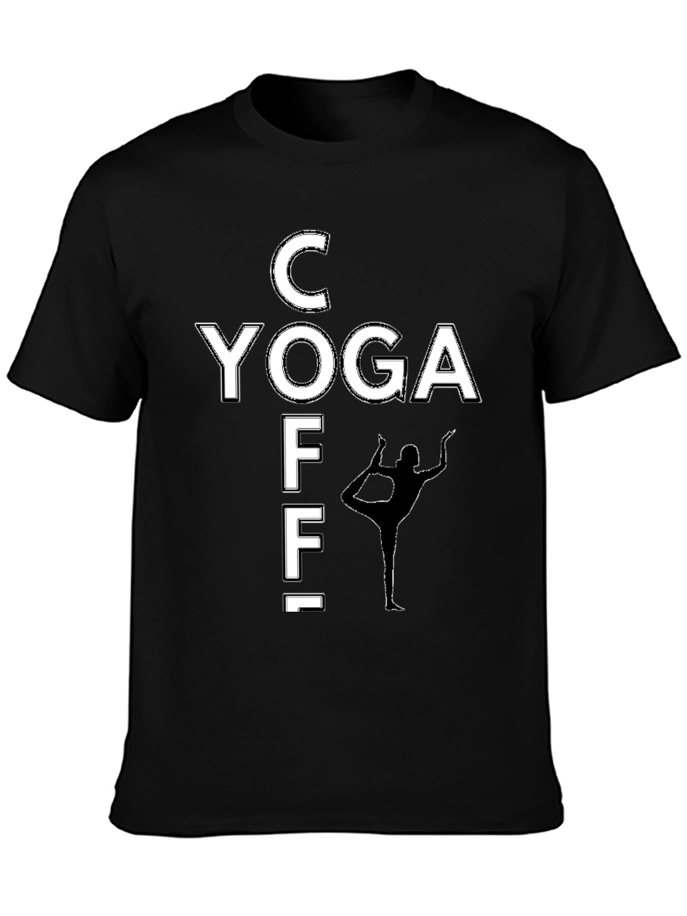 Black Coffee Yoga T-Shirt view 3