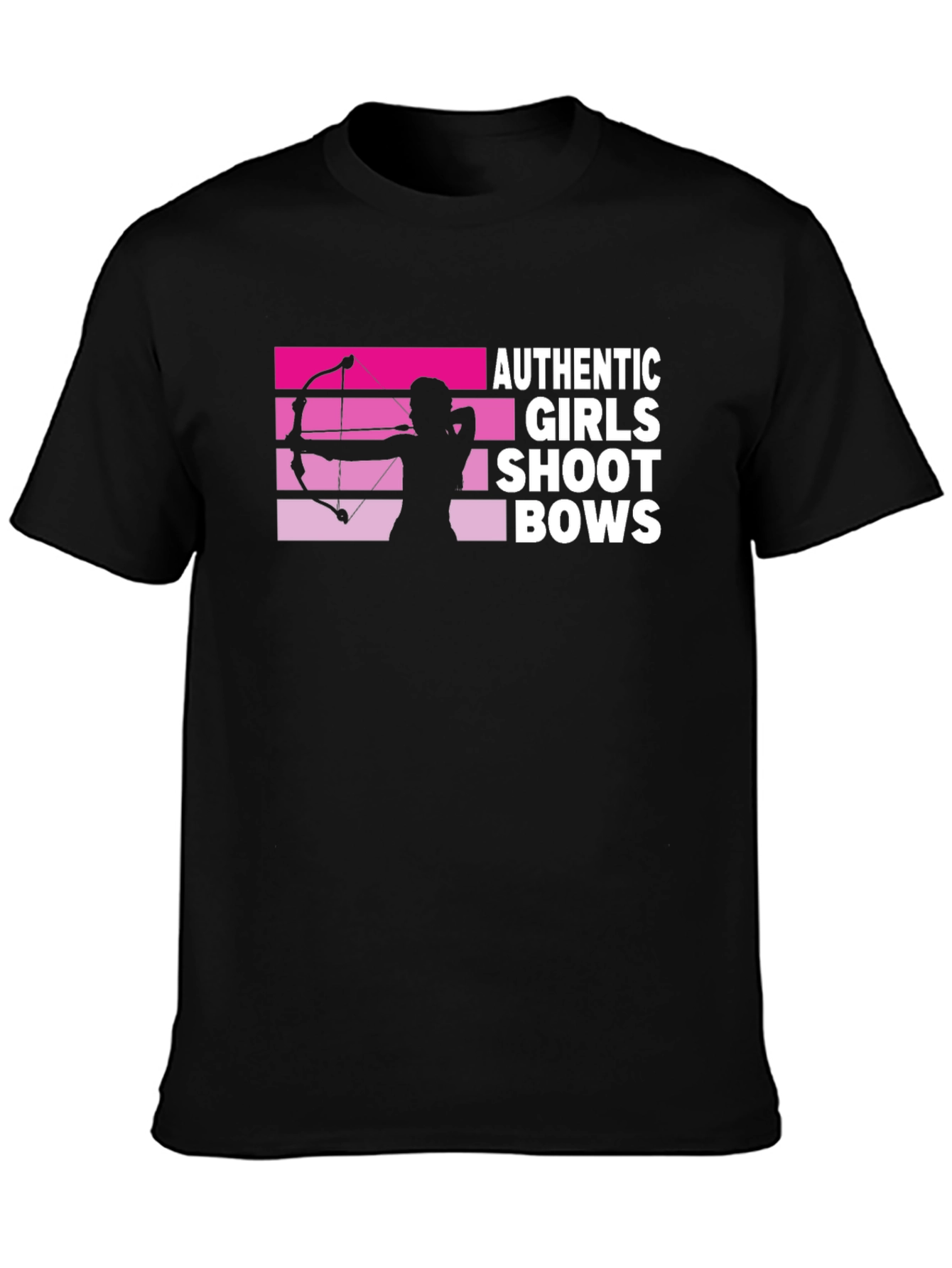 Black Girls Shoot Bows T-Shirt - Archery Tee view 3