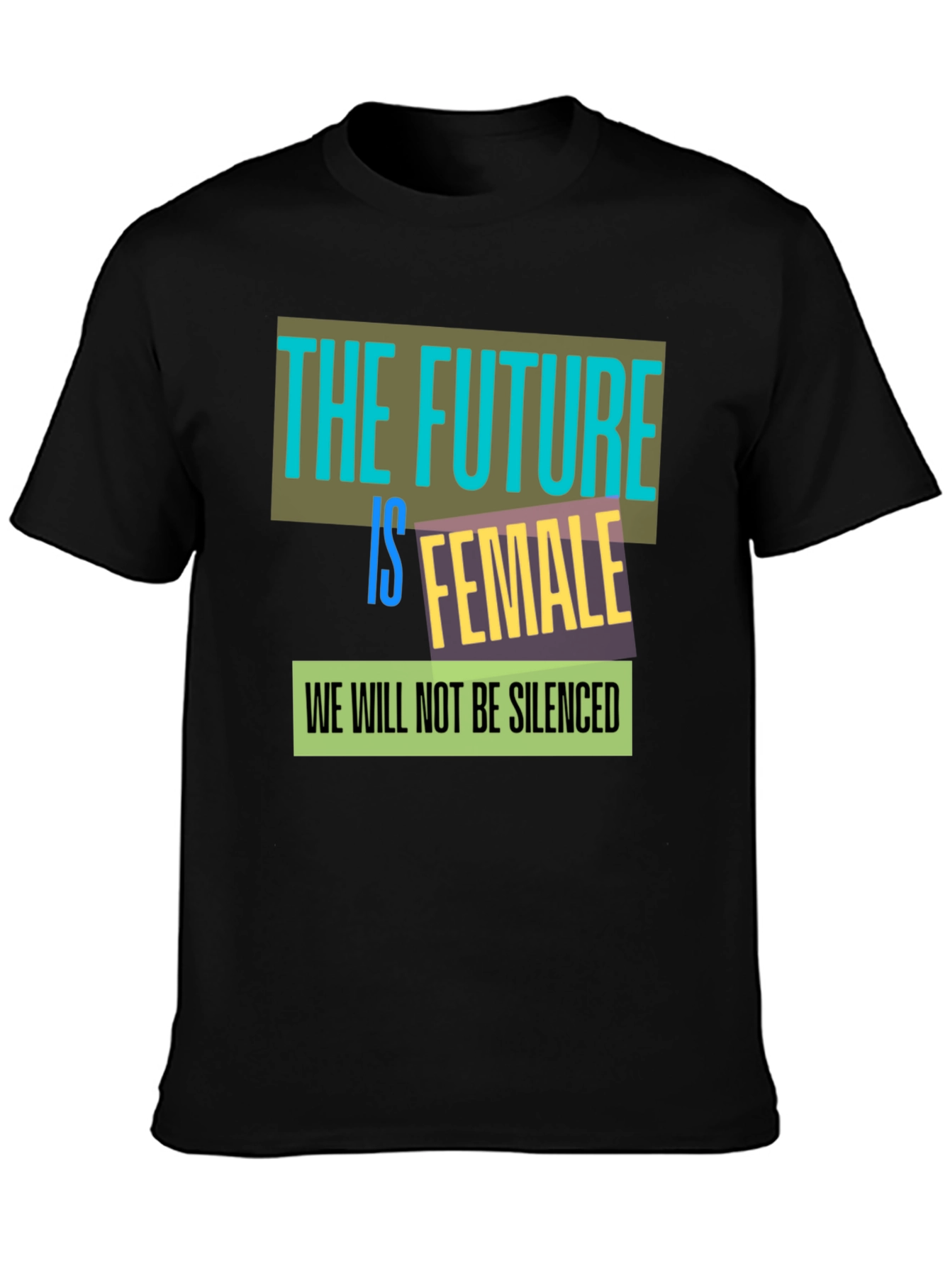 Black The Future Is Female Graphic Tee view 3