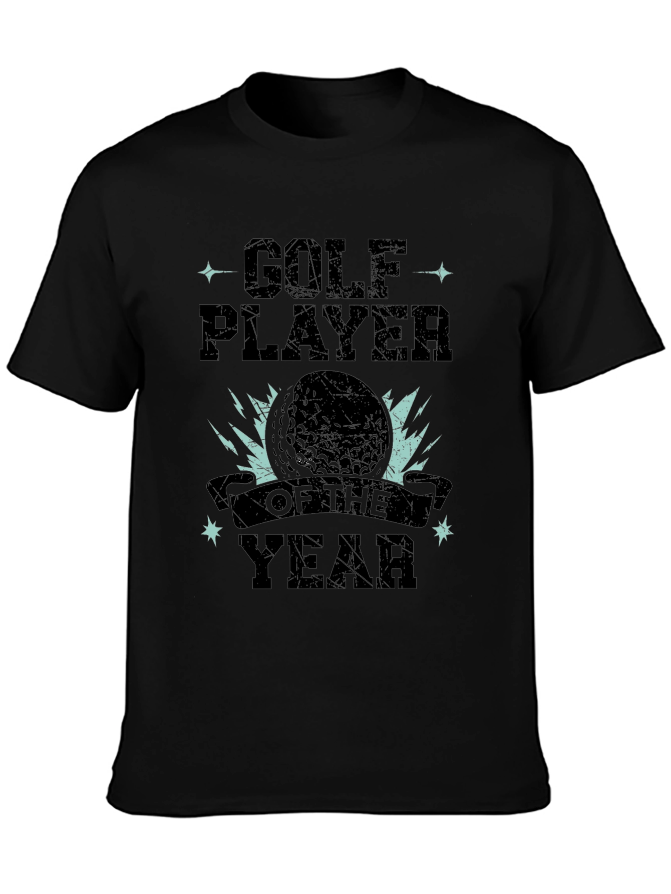 Black Golf Player of the Year T-Shirt view 3