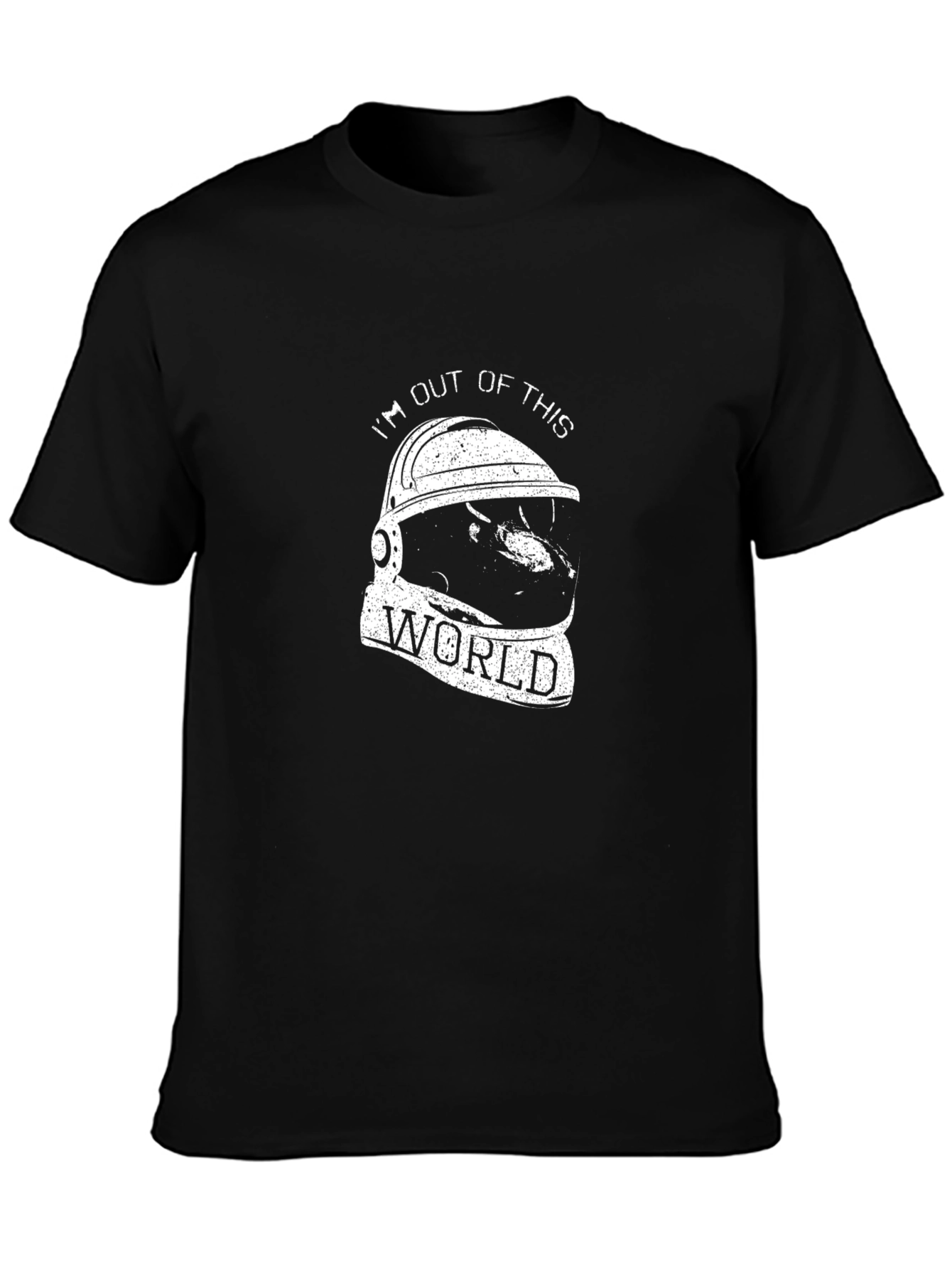 Black Out of This World Graphic T-Shirt - Black view 3