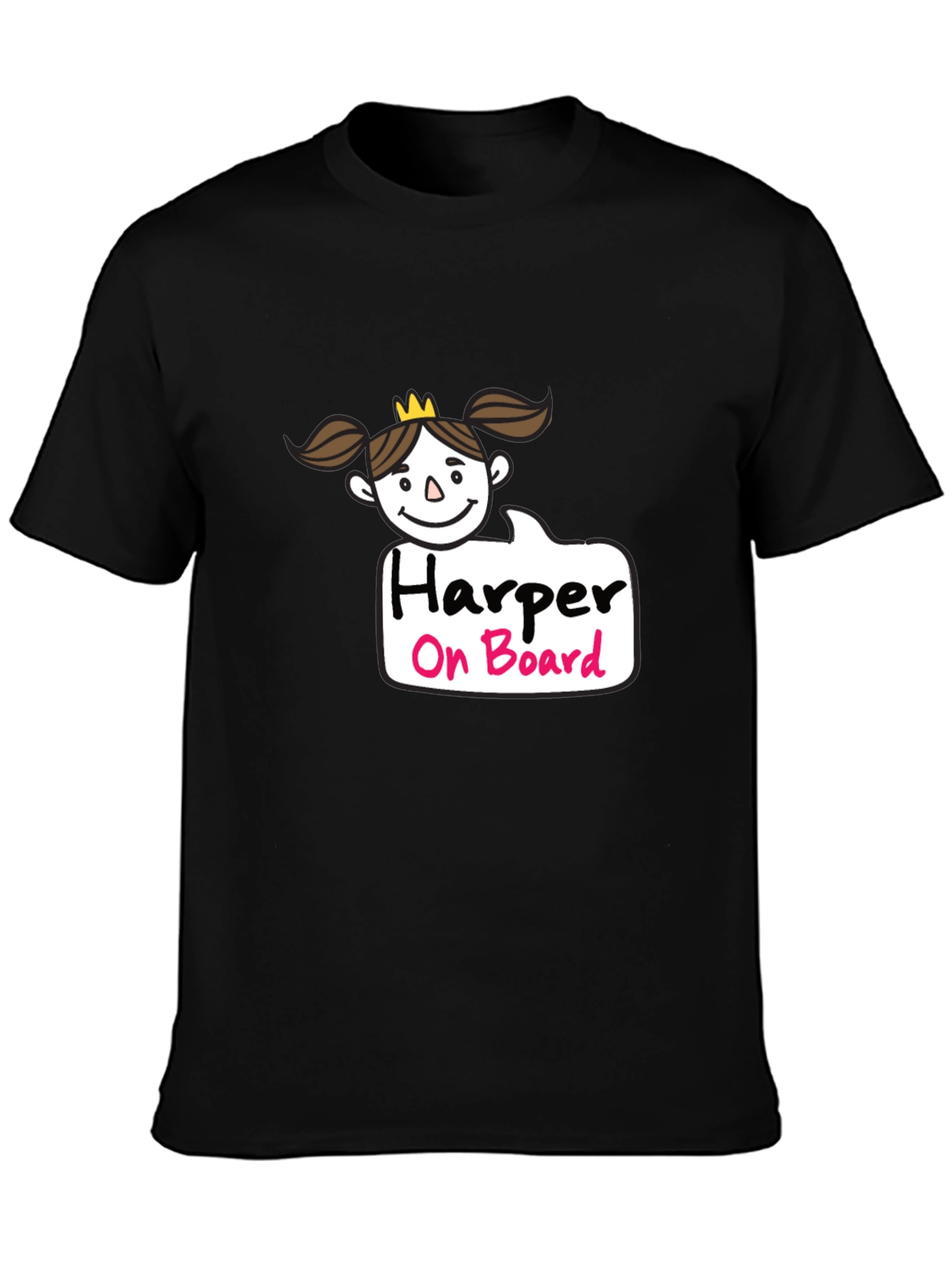 Black Harper On Board Black T-Shirt view 3