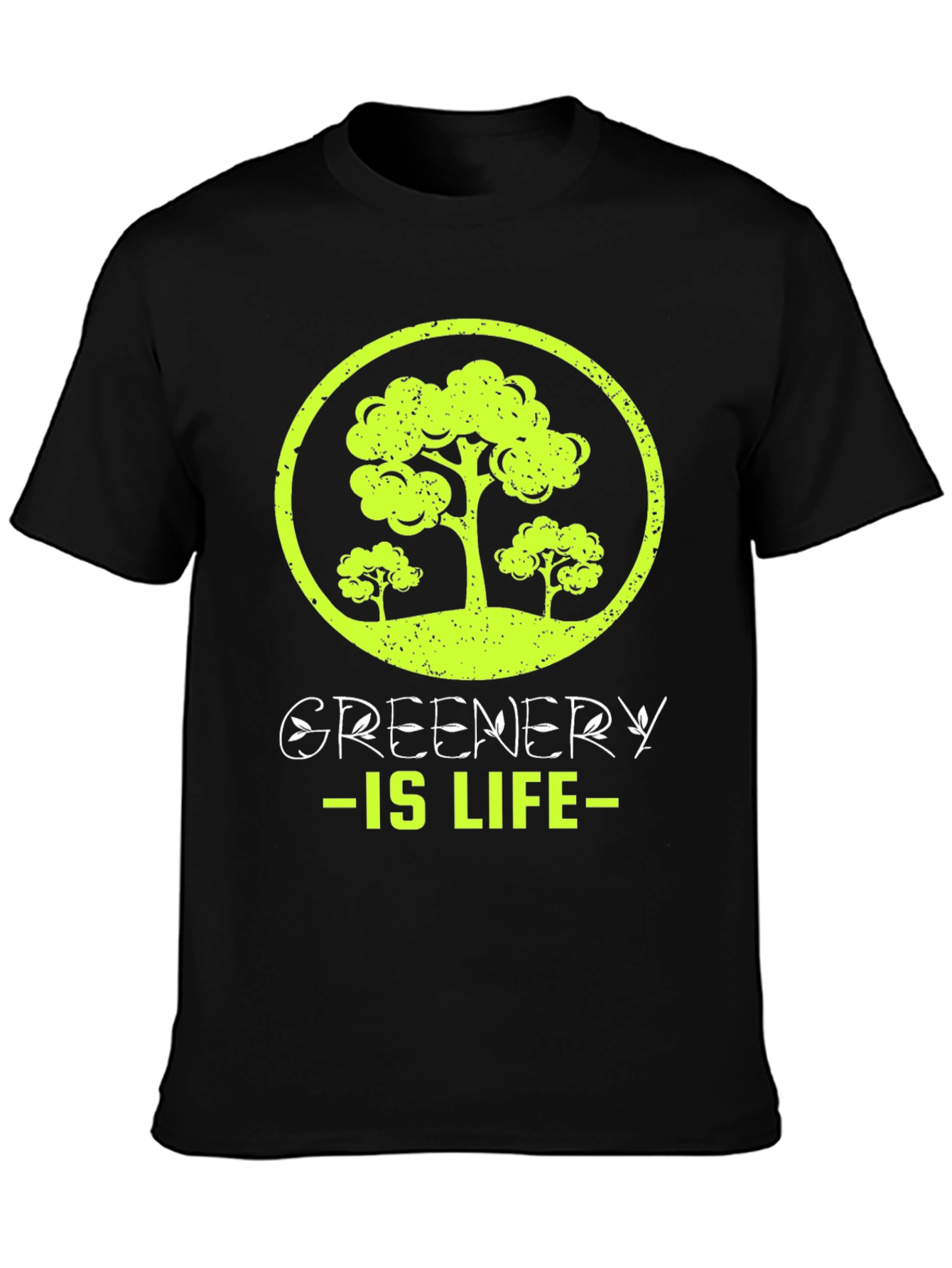 Greenery is Life T-Shirt - Eco-Friendly Design - 3