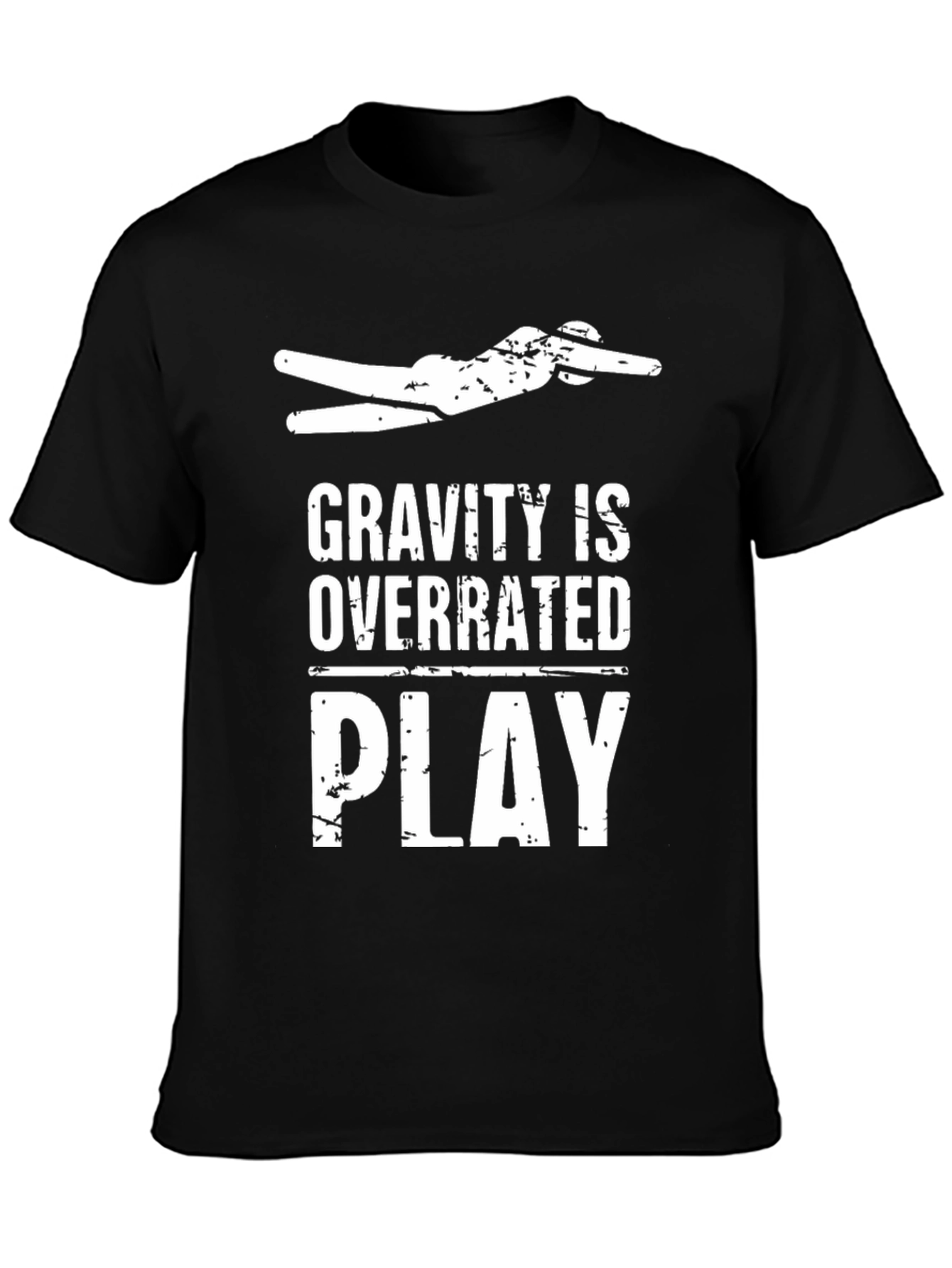 Black Gravity is Overrated T-Shirt view 3