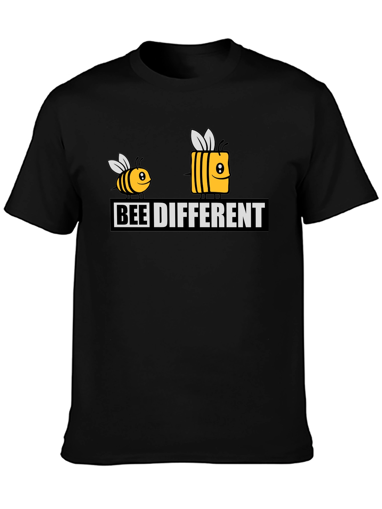 Black Bee Different Graphic Tee - Unique & Stylish! view 3