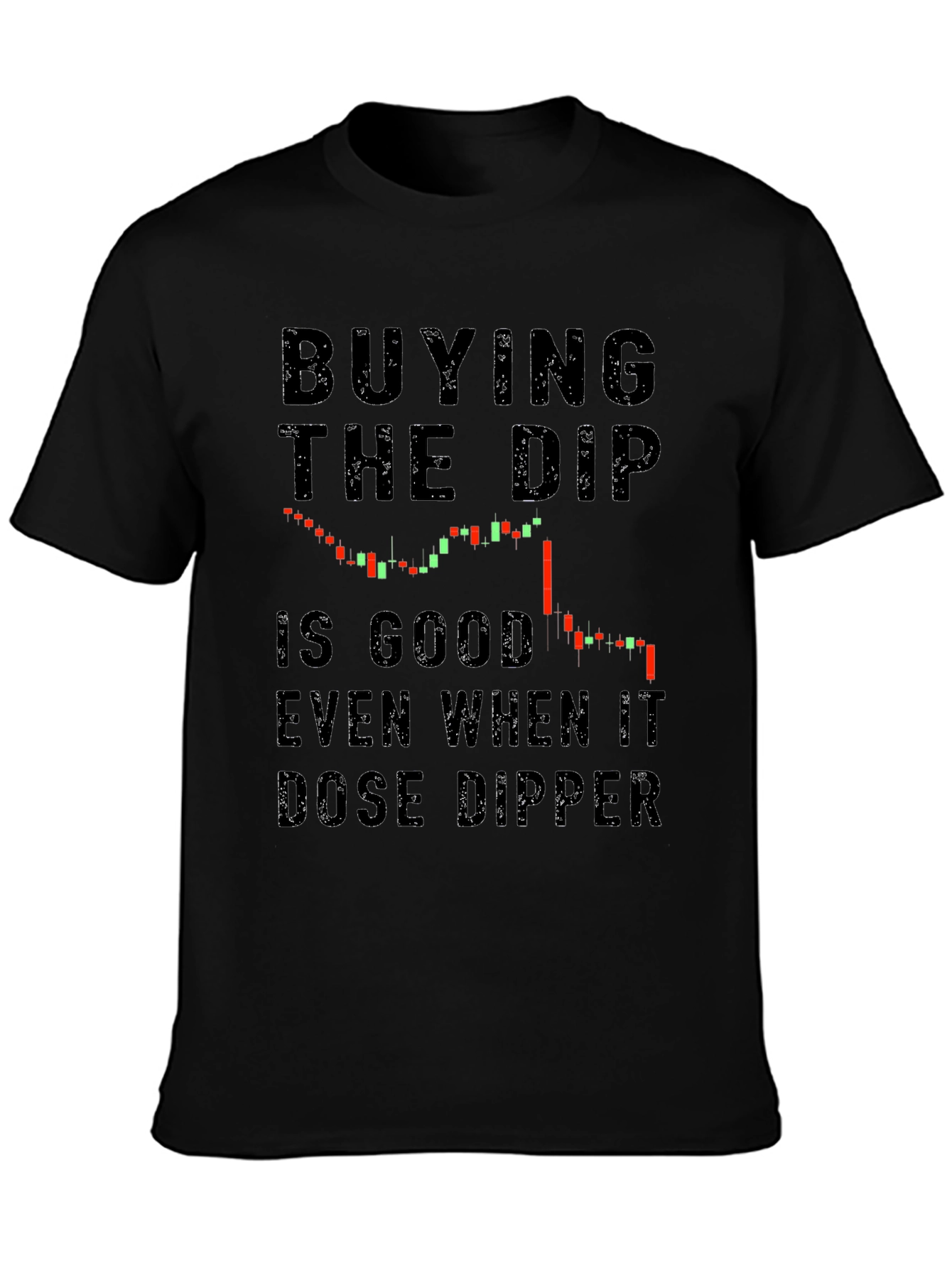 Black Buy the Dip Black T-Shirt view 3