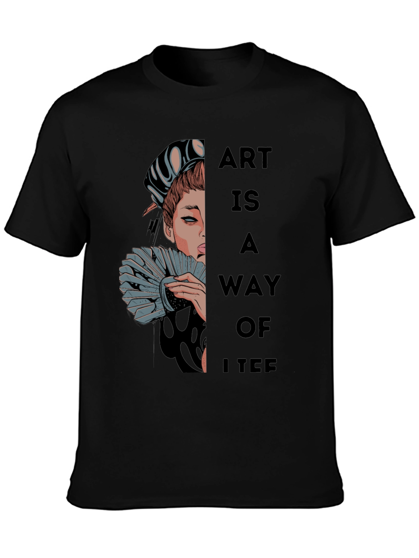 Black Art Is A Way Of Life Graphic Tee view 3