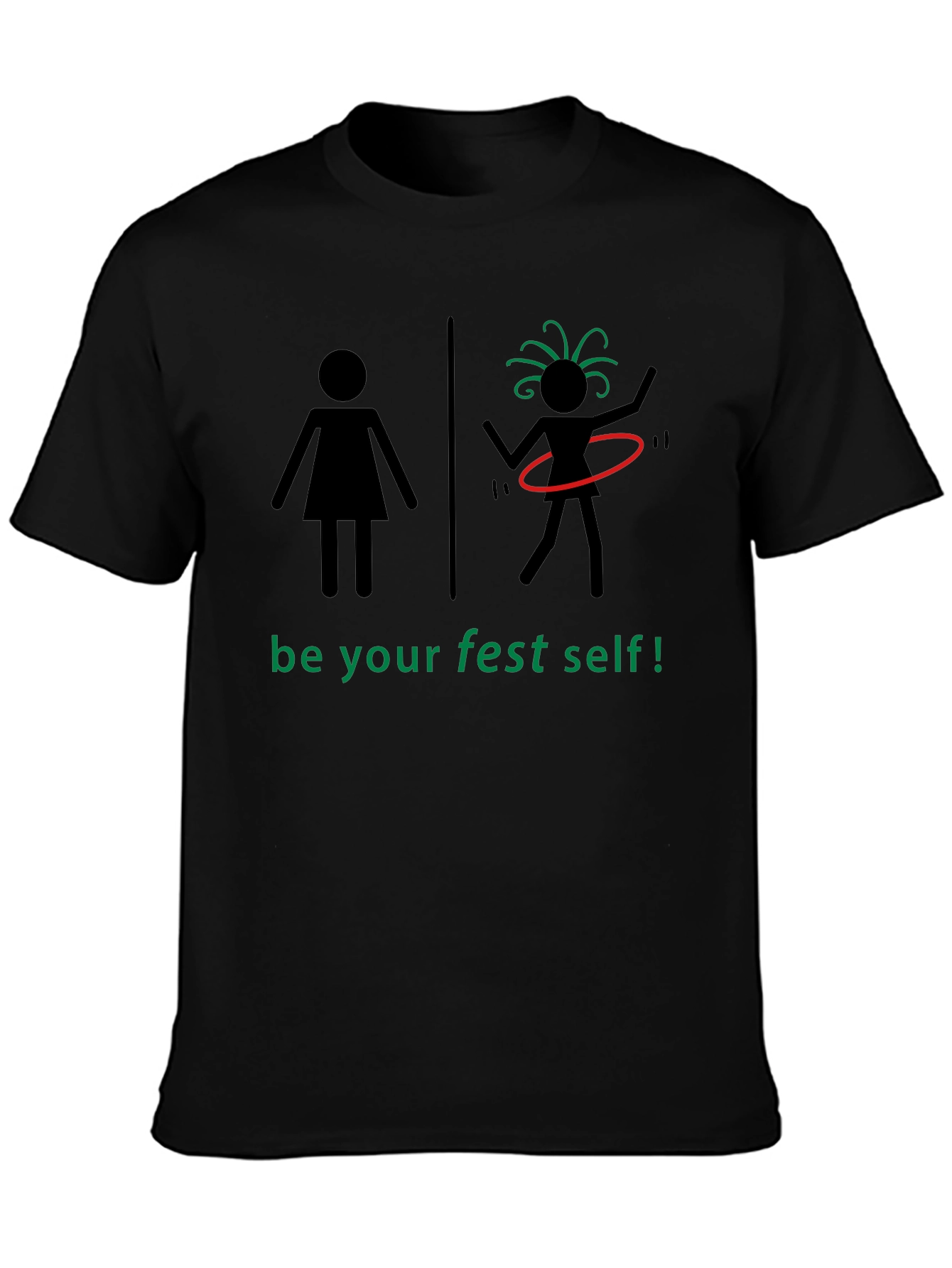 Be Your Fest Self Black T-Shirt - 3