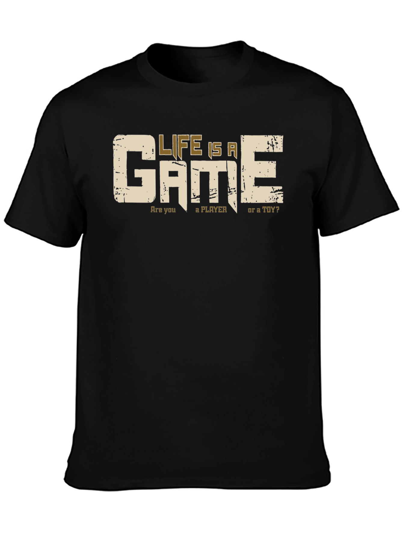 Black Life Is A Game T-Shirt - Gamer Tee view 3
