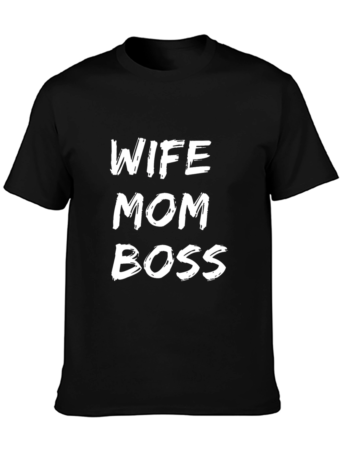 Black Wife Mom Boss Graphic T-Shirt - Stylish & Empowering view 3