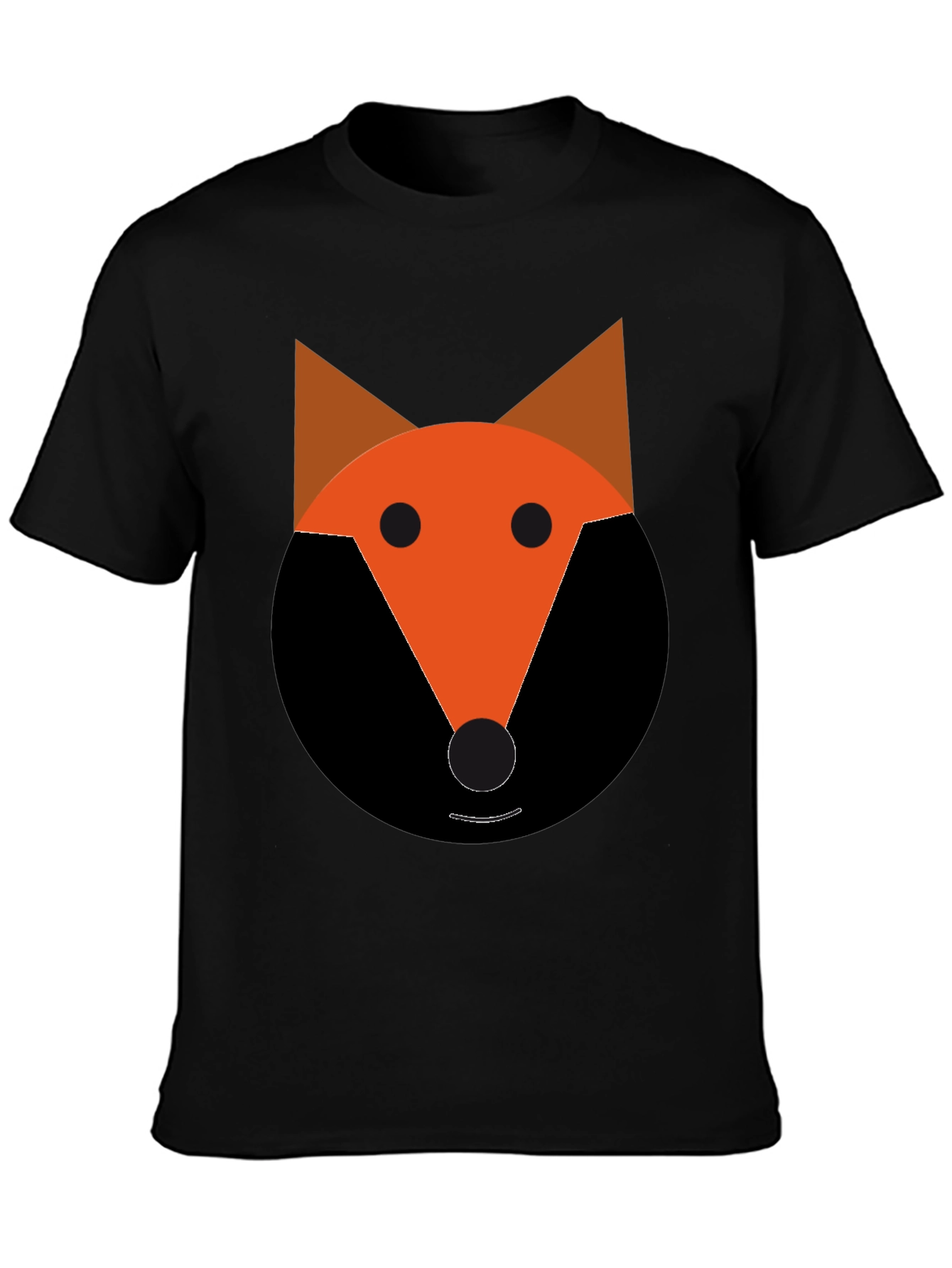 Black Fox Graphic Tee - Black Cotton Blend view 3