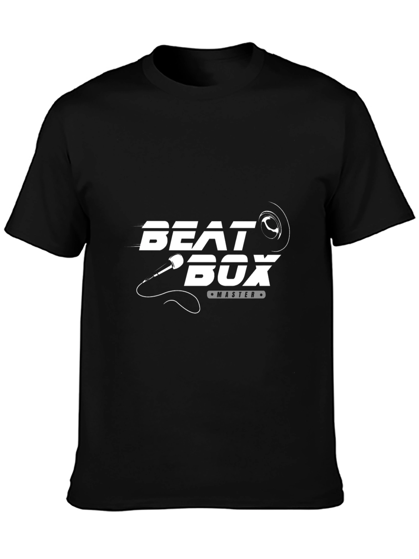 Black Beat Box Master Black T-Shirt view 3