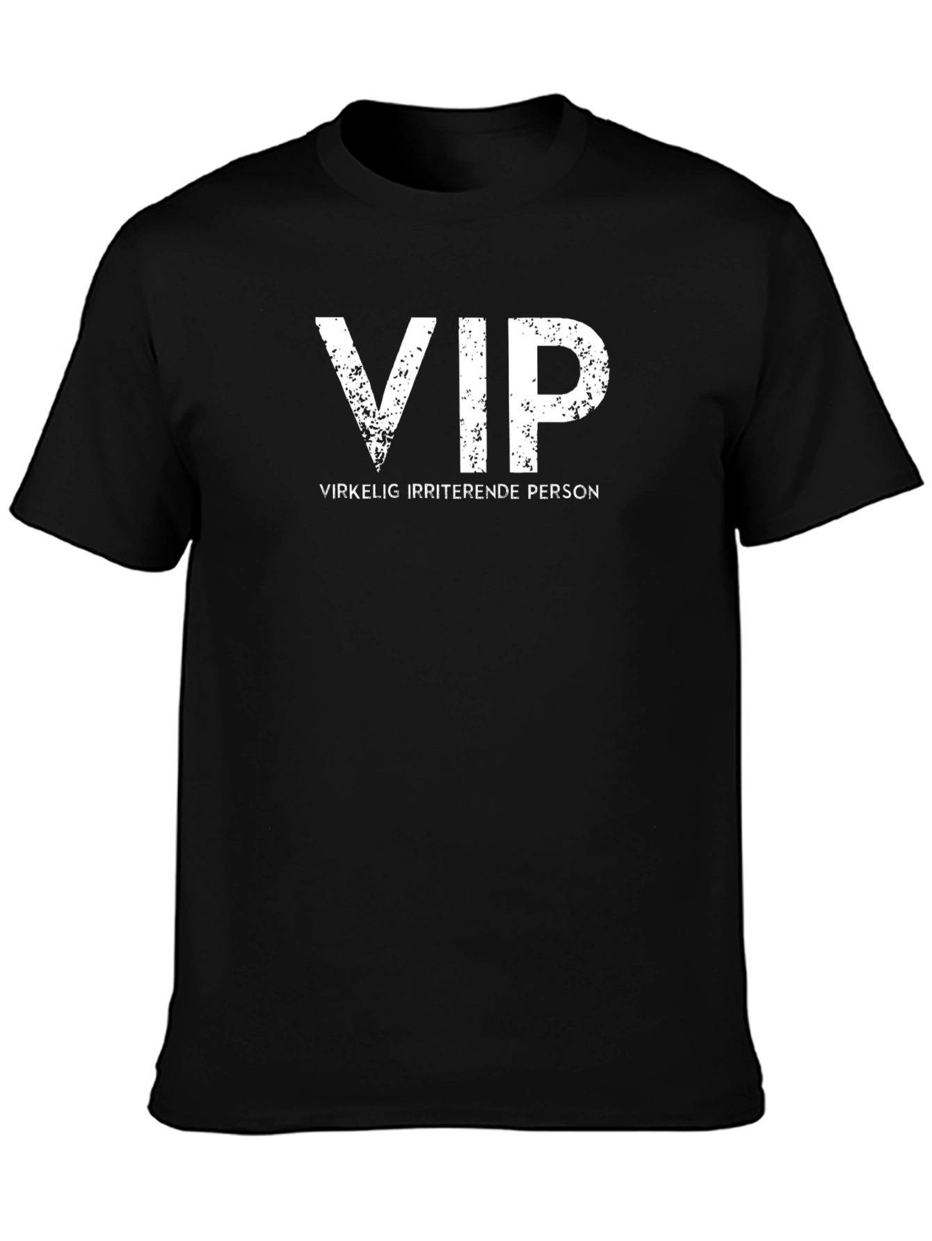 Black VIP Irriterende Person Graphic Tee view 3
