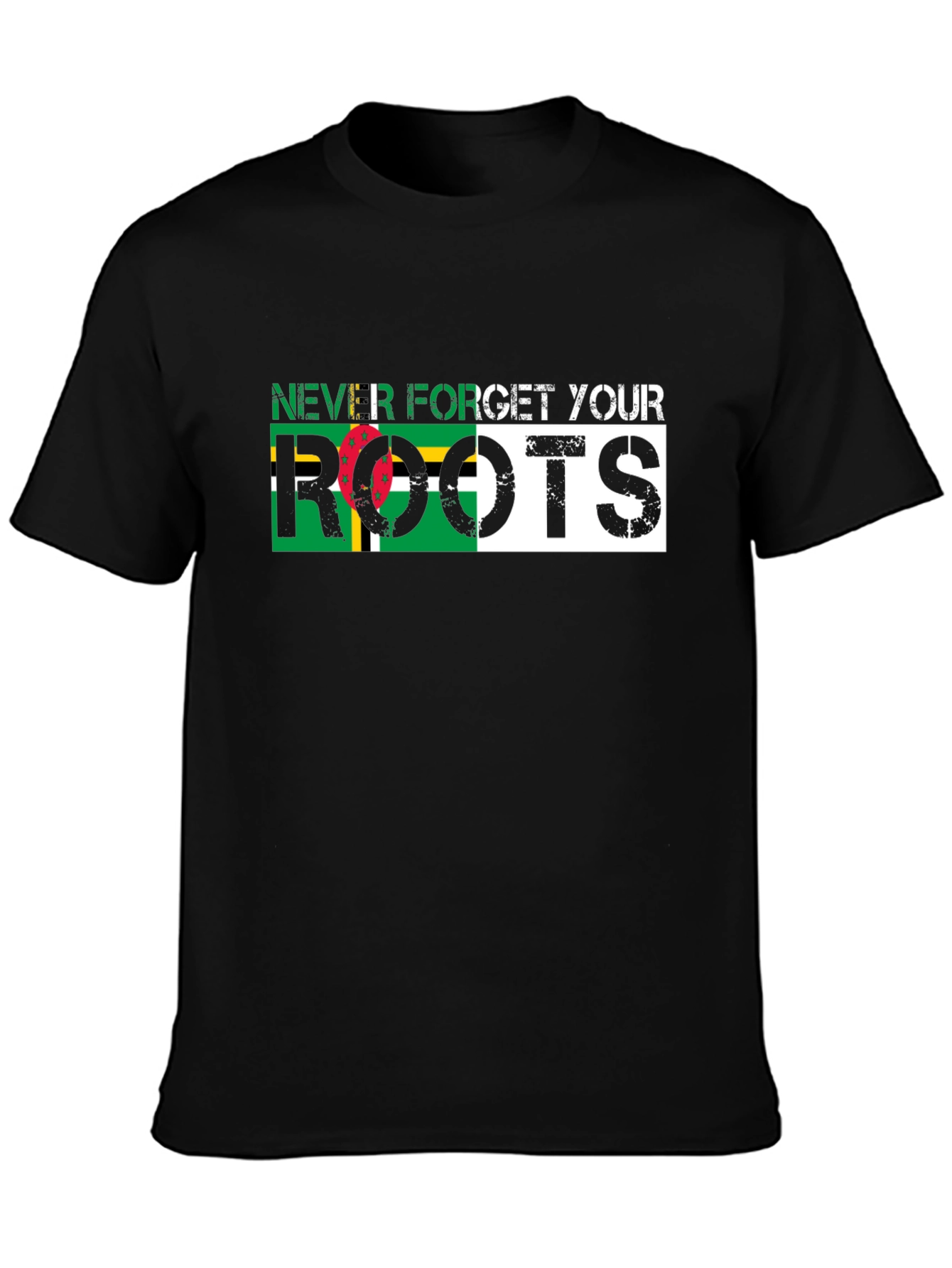 Dominica Roots T-Shirt - Never Forget Your Heritage - 3