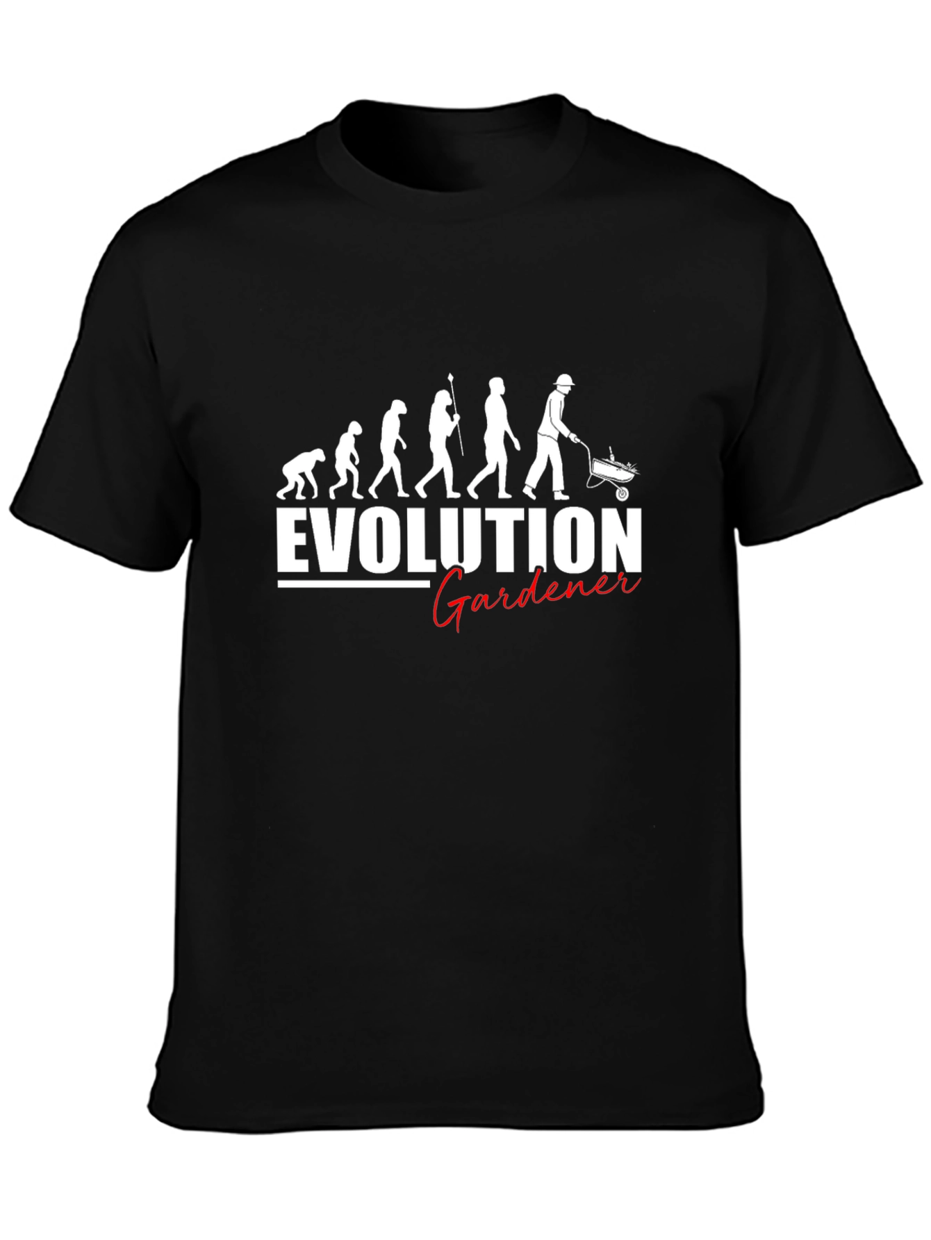 Black Evolution Gardener Graphic Tee view 3