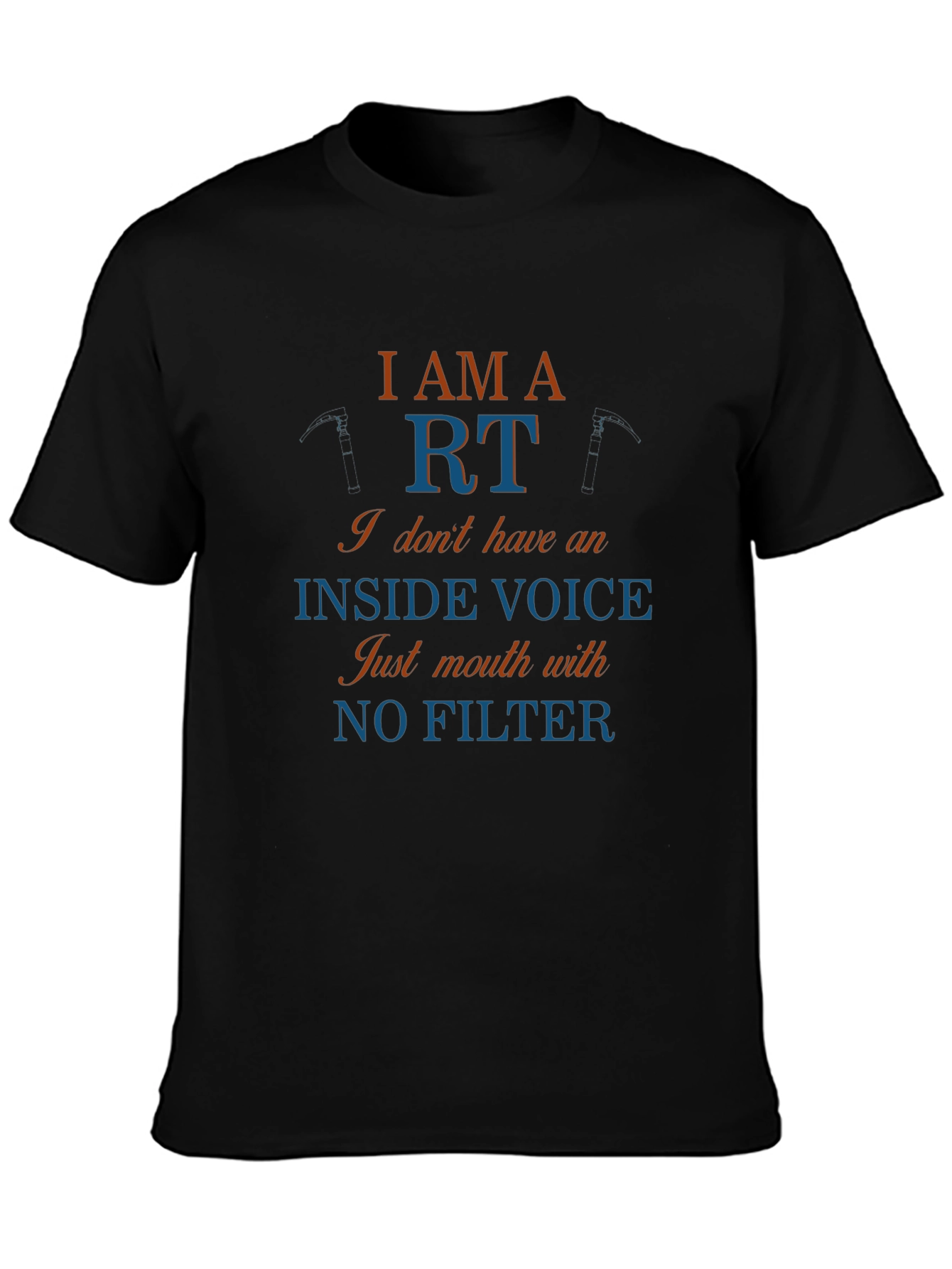 Black I AM A RT Funny T-Shirt No Filter view 3