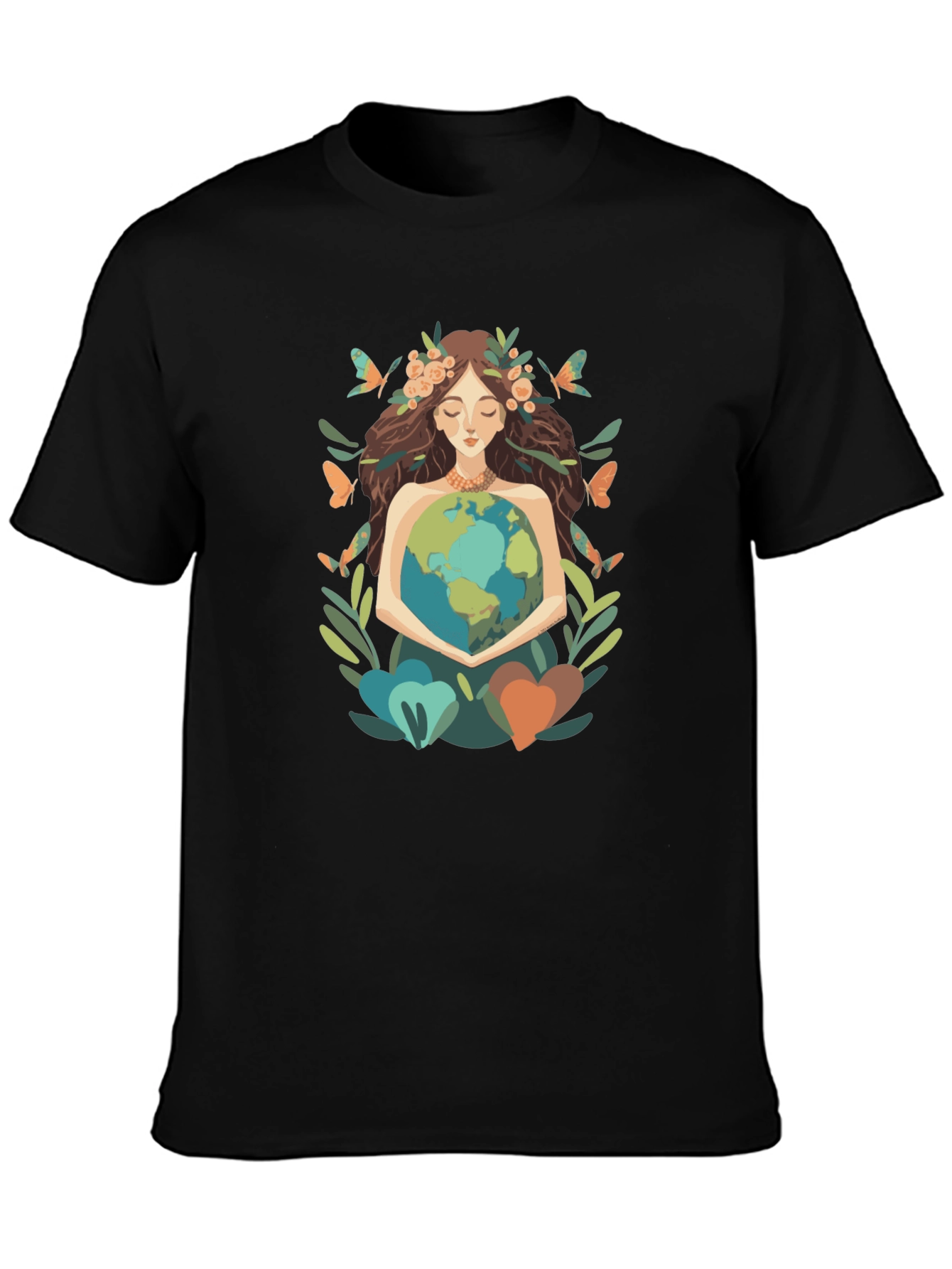 Black Earth Guardian Graphic T-Shirt view 3