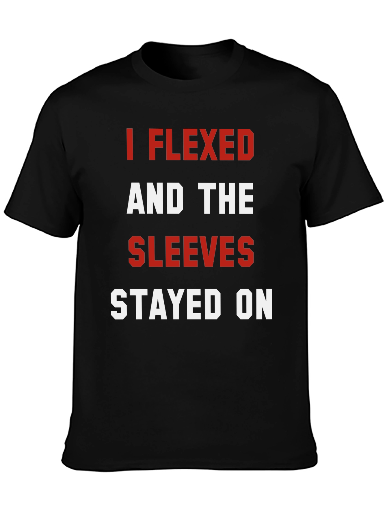 Funny 'I Flexed' Graphic Tee - 3