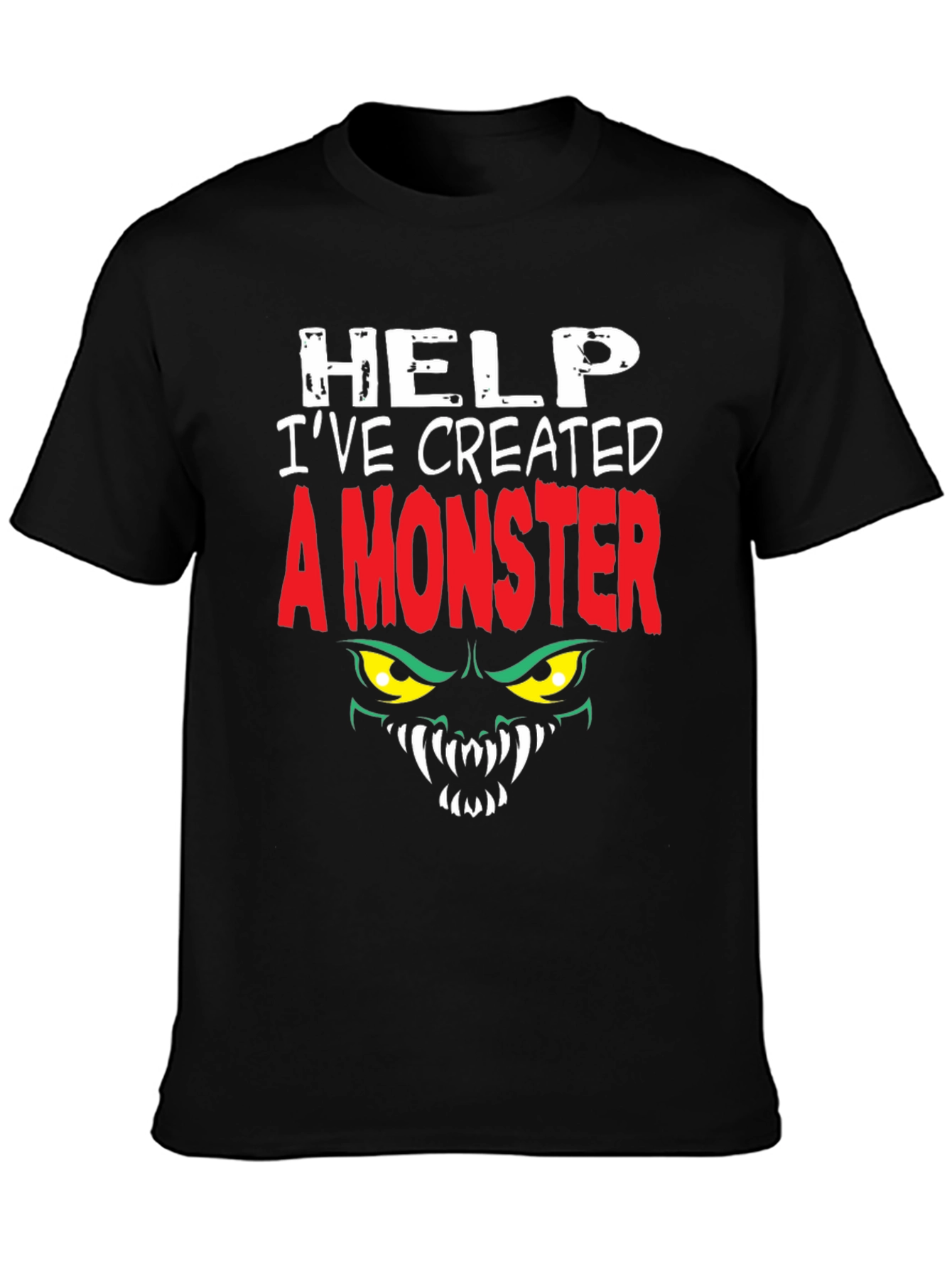 Black Monster Graphic T-Shirt view 3