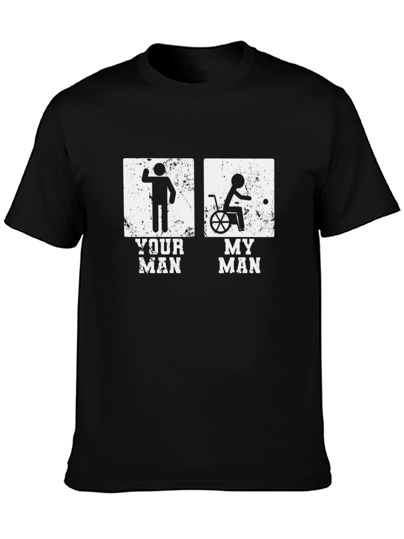 Black Your Man, My Man Funny Graphic T-Shirt view 3