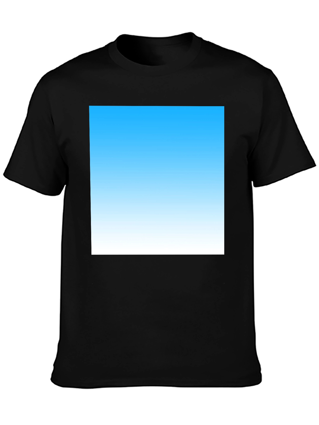 Black Cool Gradient T-Shirt view 3