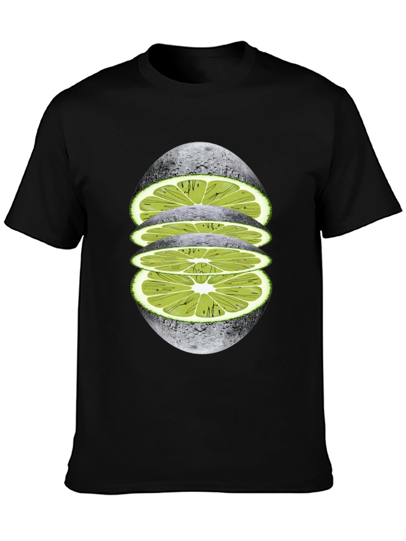 Black Lime Moon Graphic Tee view 3