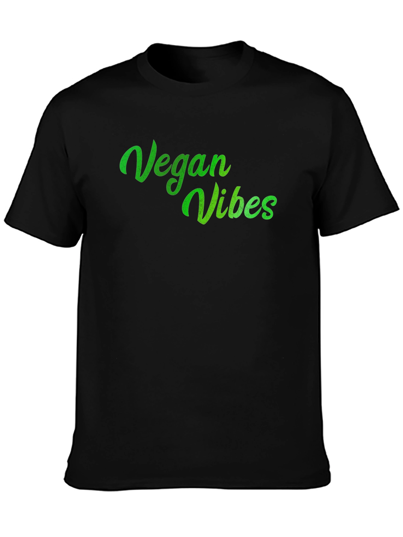 Vegan Vibes Black T-Shirt - 3